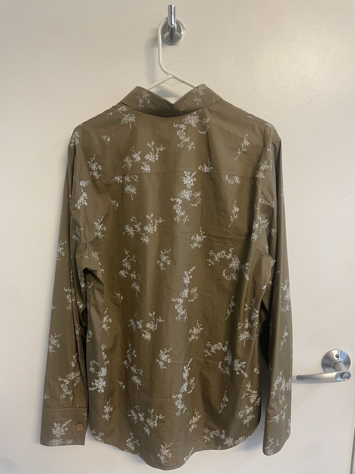 Helmut Lang Helmut Lang 90’s Flower Print Button Up Size US L / EU 52-54 / 3 - 2 Thumbnail