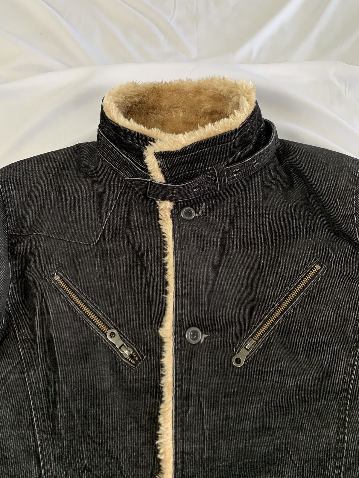 Nicole Club Tornado mart jacket style by cut&sew era sherpa bono Size US M / EU 48-50 / 2 - 5 Thumbnail