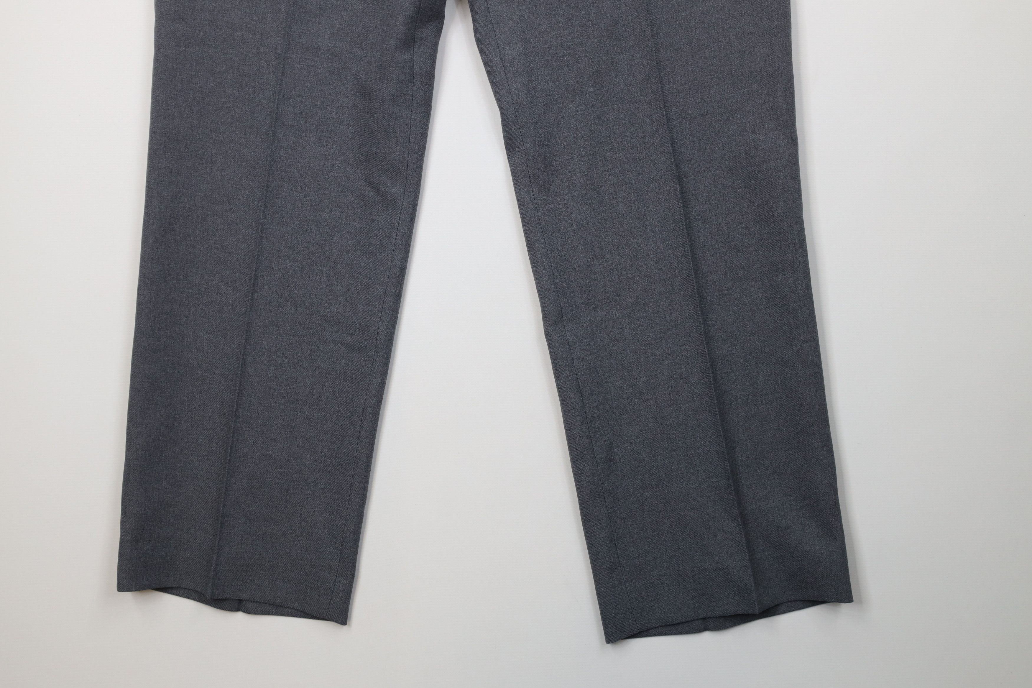 Vintage Vintage 70s Streetwear Flared Wide Leg Chino Pants Gray USA Size US 34 / EU 50 - 5 Thumbnail