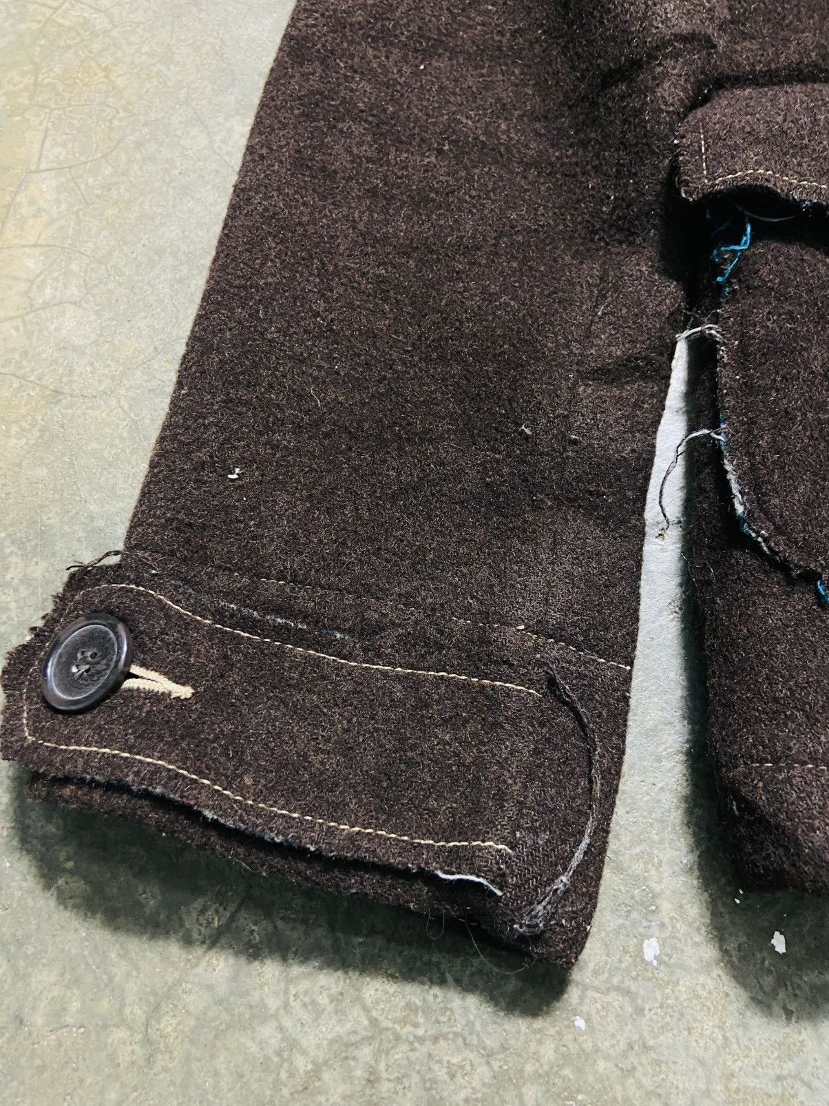 Japanese Brand Kapital Inspire - Nine Ten Plus Double Breasted Wool Jacket Size S / US 4 / IT 40 - 4 Thumbnail