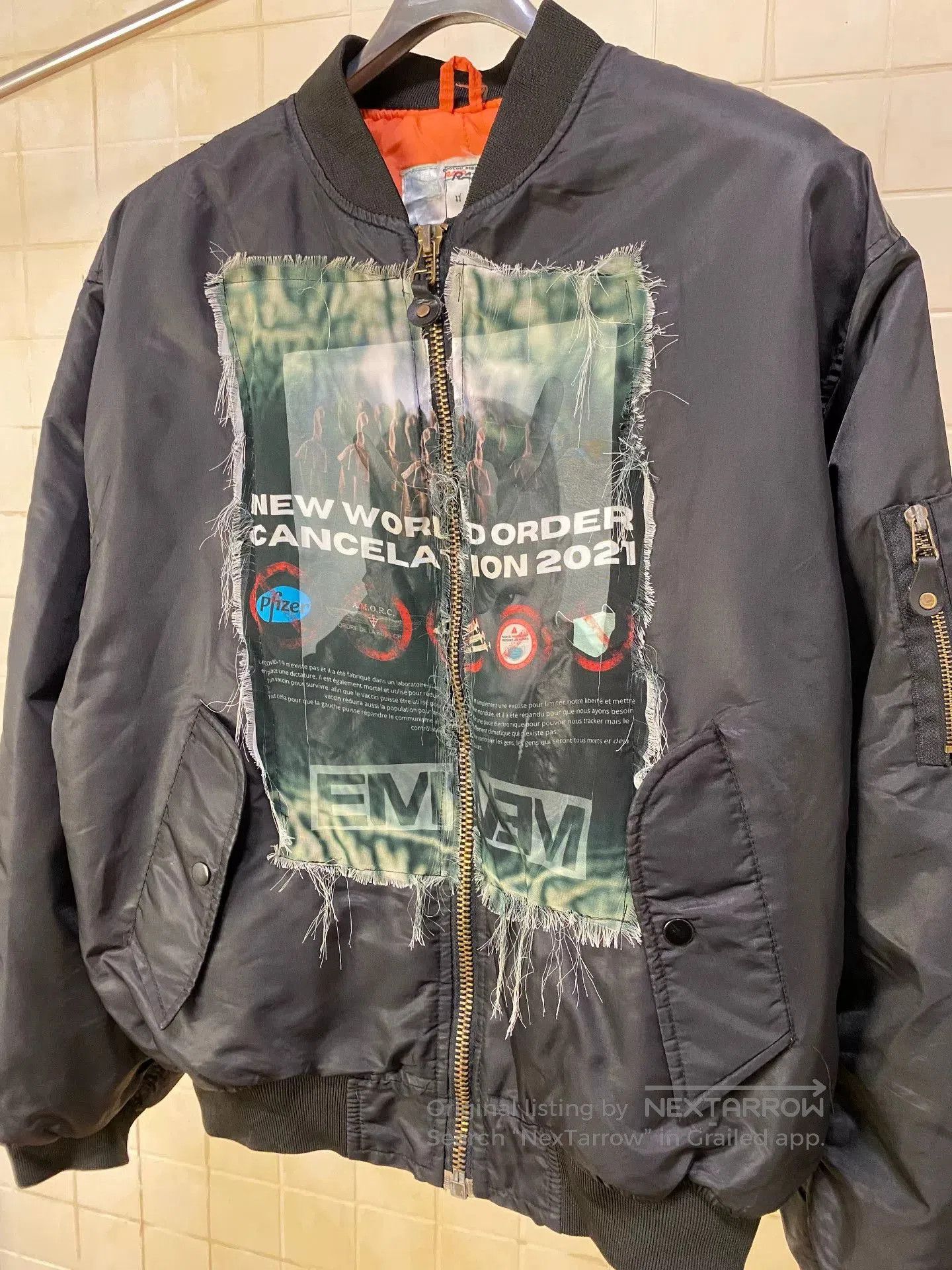 Vintage Coucoubebe MA-1 Bomber Jacket. Size US M / EU 48-50 / 2 - 3 Thumbnail