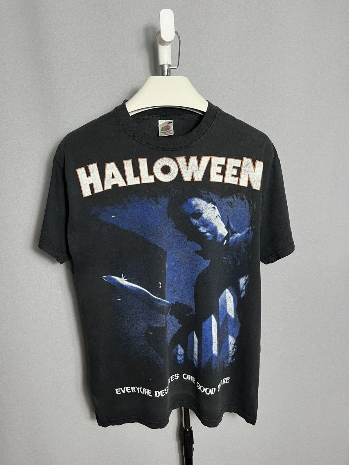 Fruit Of The Loom 2001 Vintage 90's Halloween Michael Myers tee shirt boxy fit Size US M / EU 48-50 / 2 - 1 Thumbnail