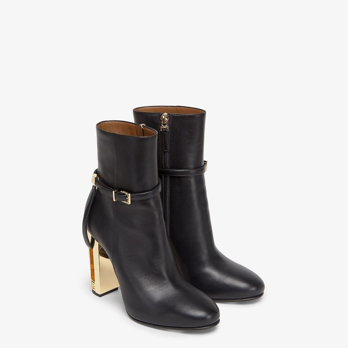 Fendi o1s1wg111225 Delfina in Black Size US 8 / IT 38 - 4 Thumbnail