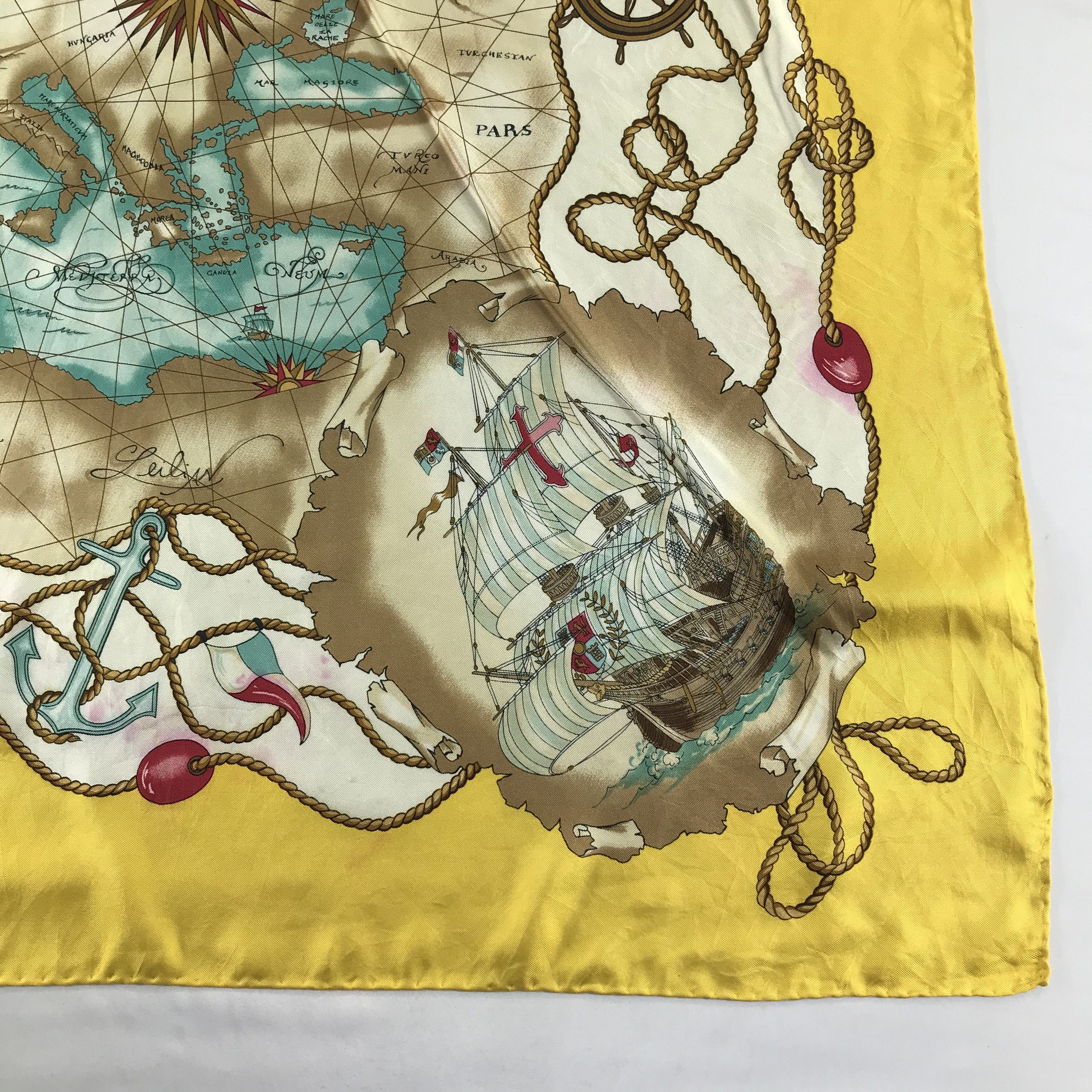 Vintage Vintage Leiliam Silk Scarf Size ONE SIZE - 4 Thumbnail
