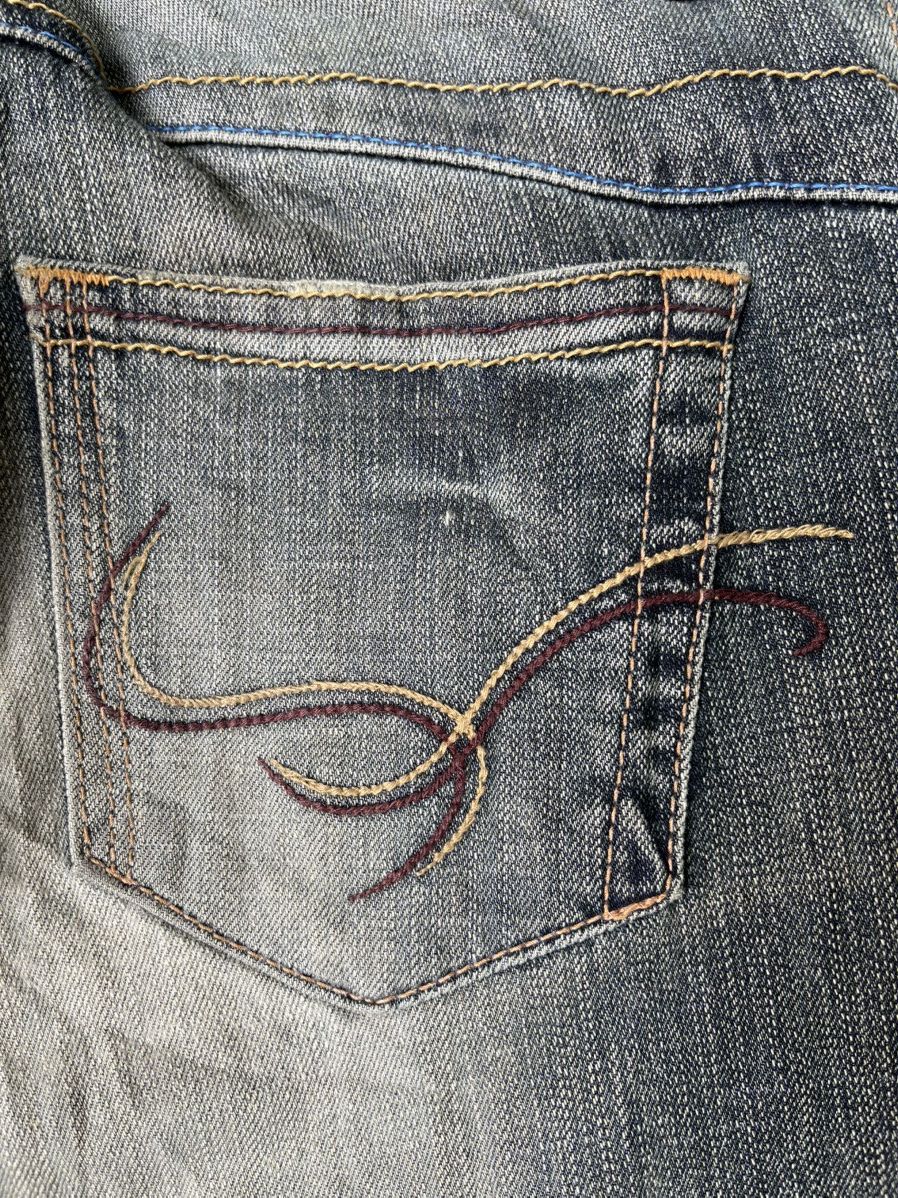 Edwin VINTAGE SOMETHING EDWIN FLARED JEANS FADED STYLE PUNK Size 32" / US 10 / IT 46 - 10 Thumbnail