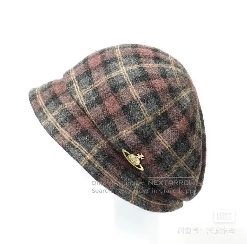 Vivienne Westwood Vivienne Westwood Retro Plaid Newsboy Cap. Size ONE SIZE - 2 Thumbnail