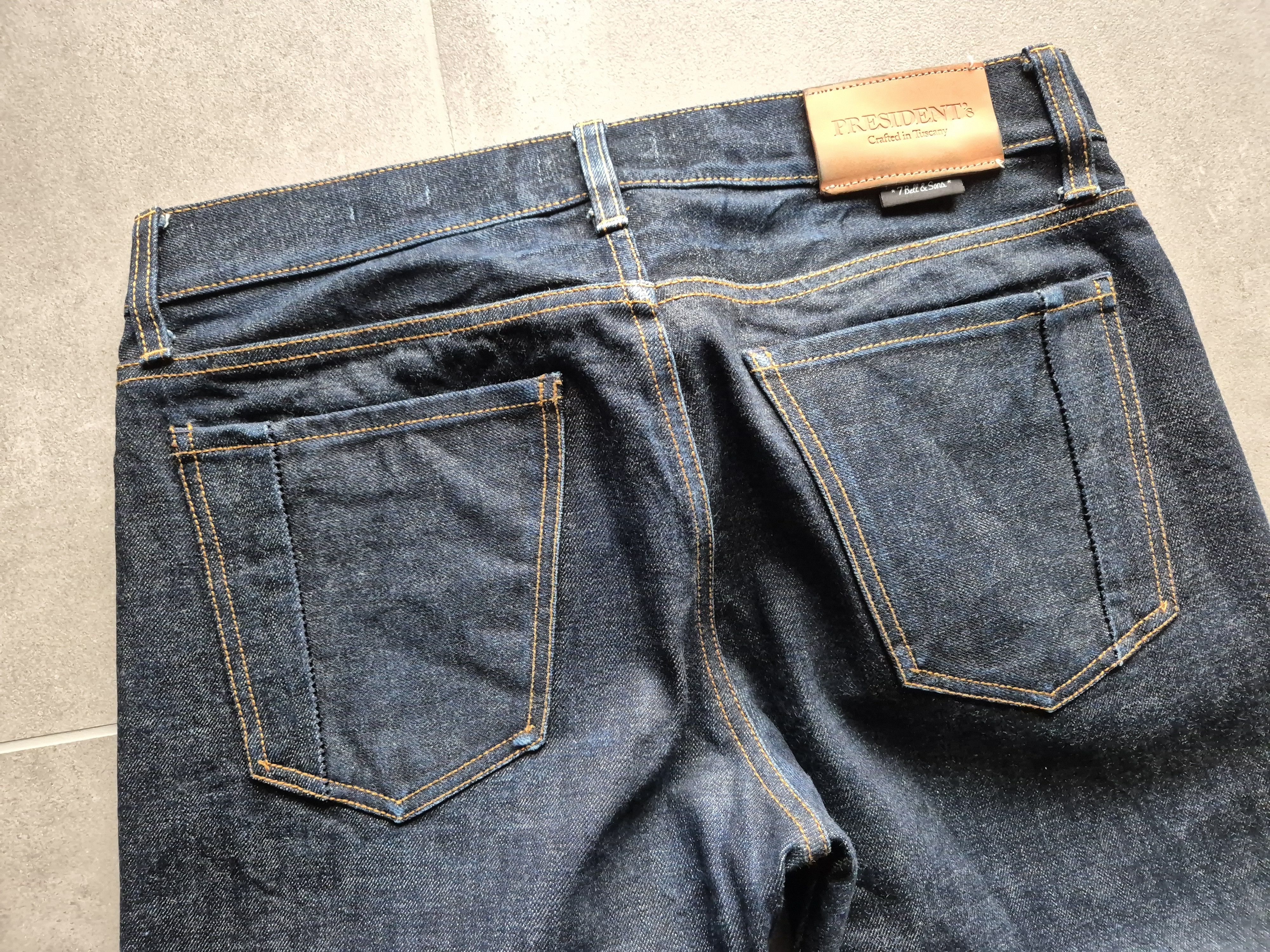 President's Japanese selvedge raw denim jean "Icarus" Size US 31 - 8 Thumbnail
