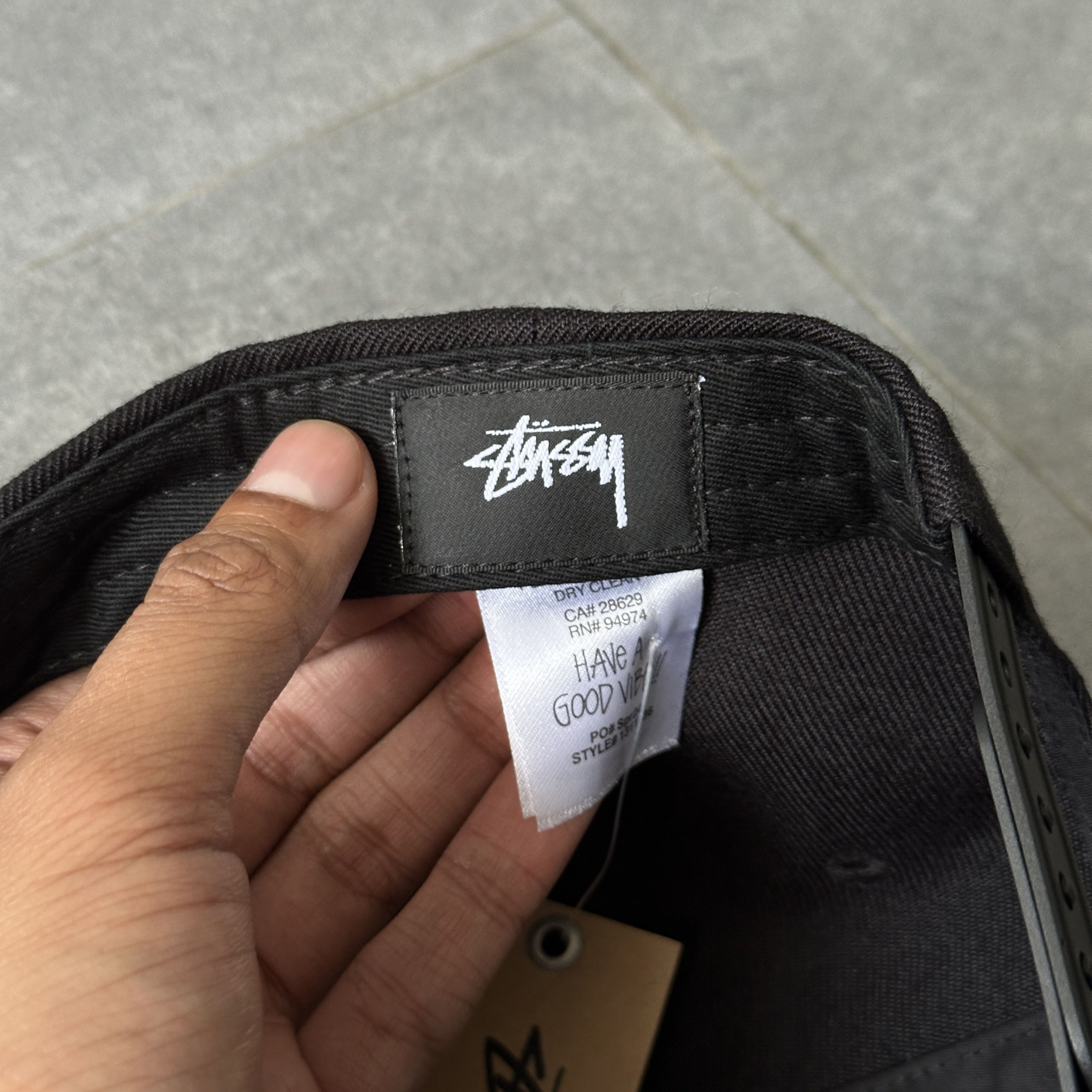 Other Stussy Cap Hat Black Size ONE SIZE - 8 Thumbnail