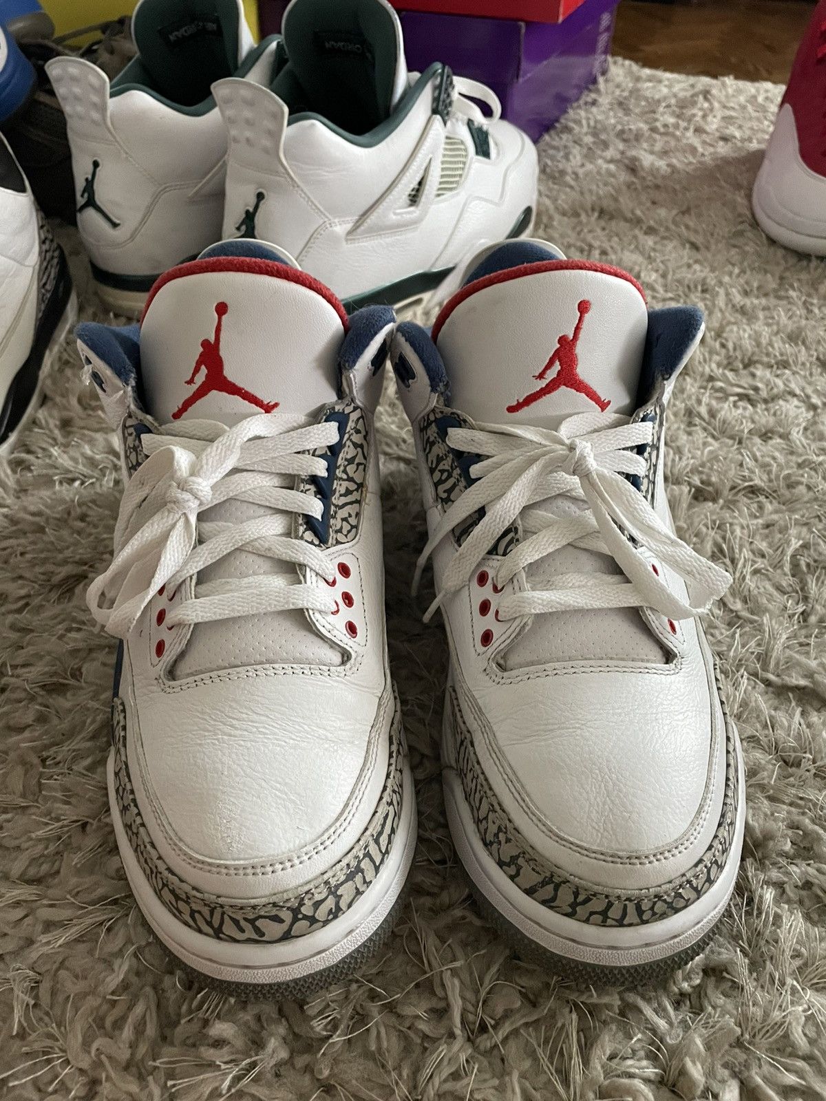 Jordan Brand Jordan 3 True Blue Size US 9.5 / EU 42-43 - 4 Thumbnail