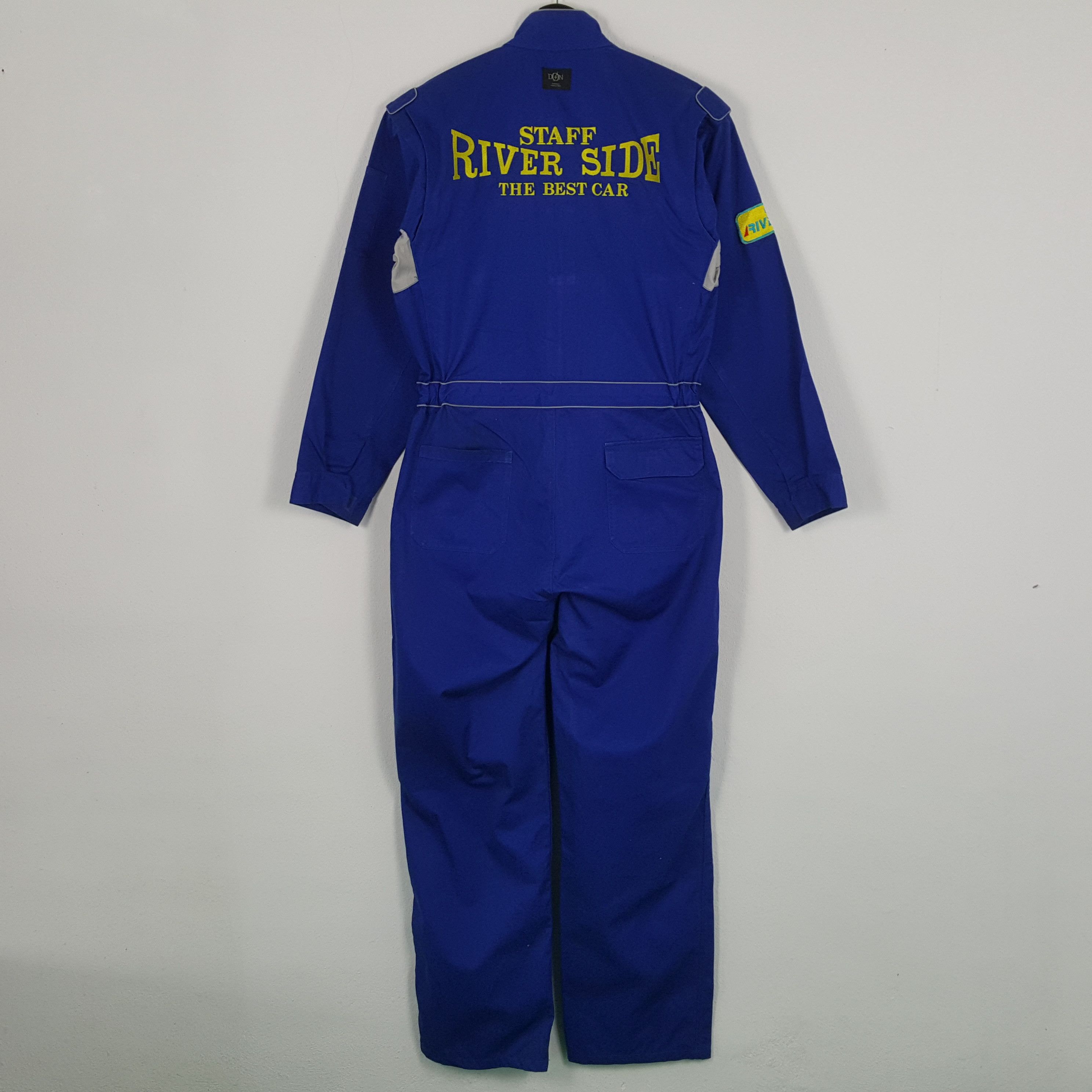 Vintage RIVER SIDE STAFF Workwear Style Coverall Jacket Size US L / EU 52-54 / 3 - 1 Thumbnail