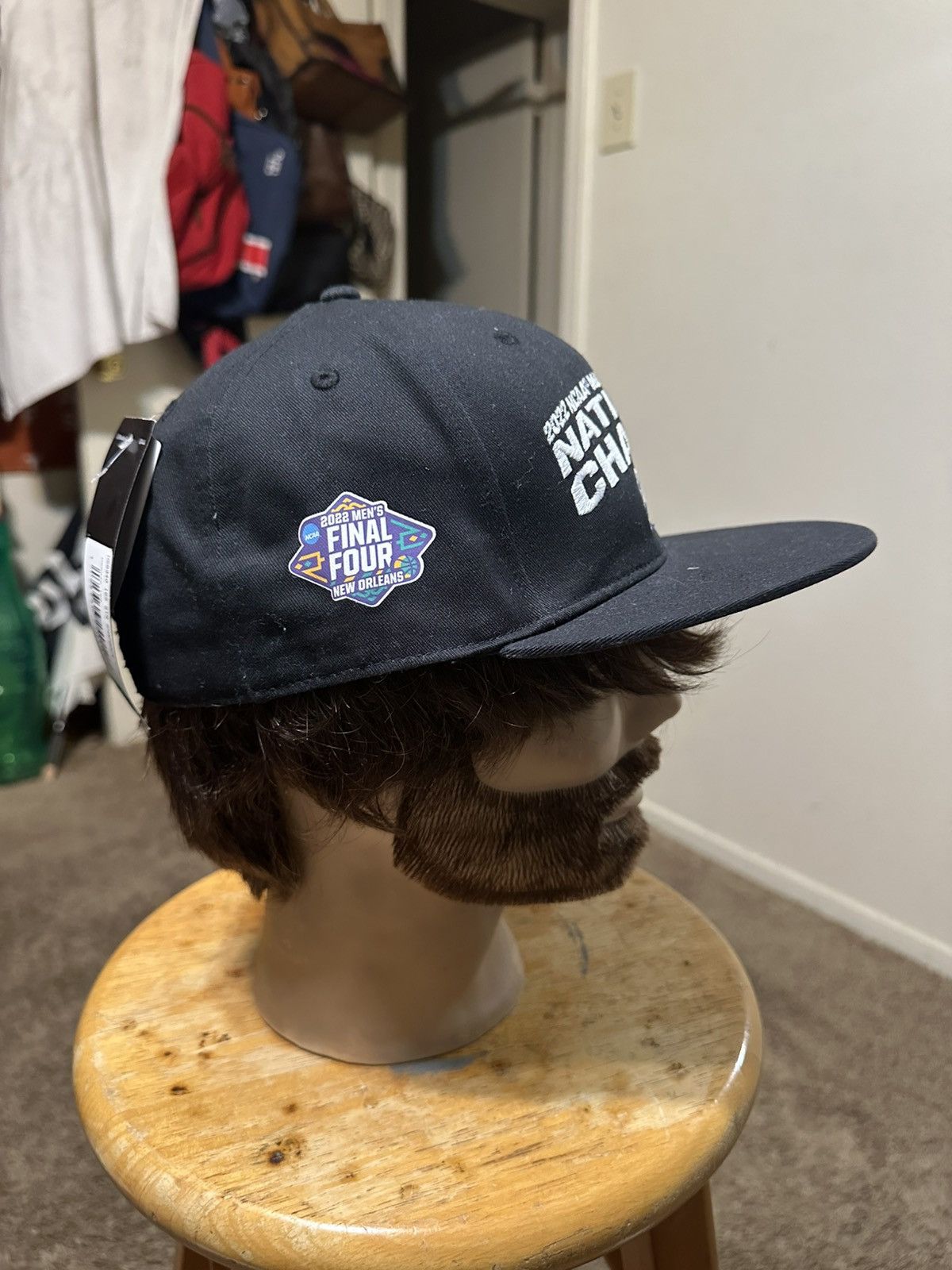 NCAA Vintage NCAA Kansas Jayhawks “National Champions” hat 2022 Size ONE SIZE - 3 Thumbnail