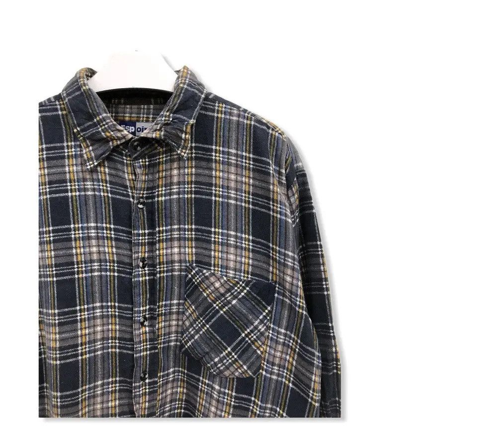 Flannel × Vintage Vintage Espoir Plaid Tartan Flannel Shirt 👕 Size US M / EU 48-50 / 2 - 2 Thumbnail