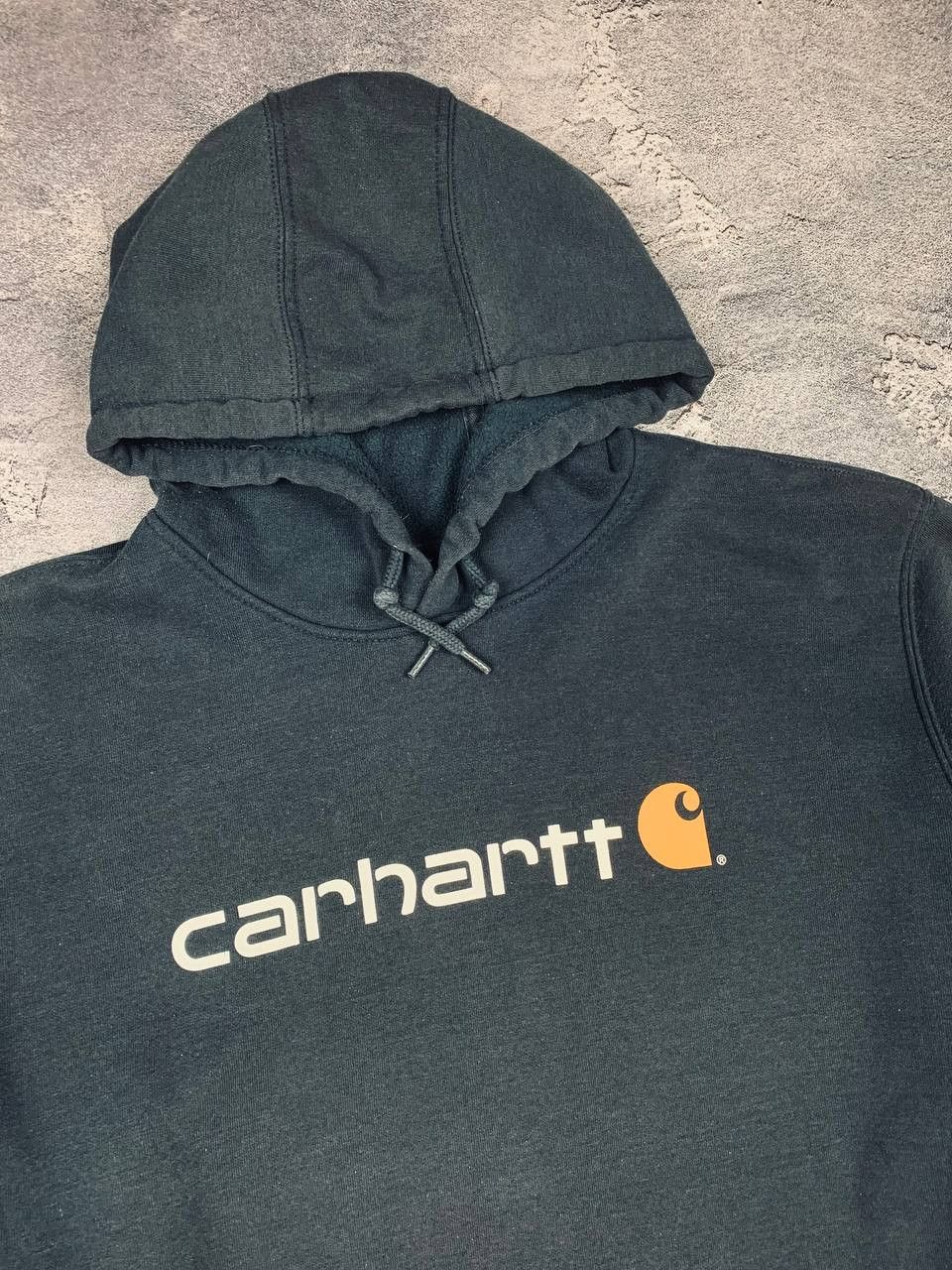Carhartt Carhartt Hoodie Mens Dark Gray Blend Pullover Sweatshirt Size US XXL / EU 58 / 5 - 6 Thumbnail