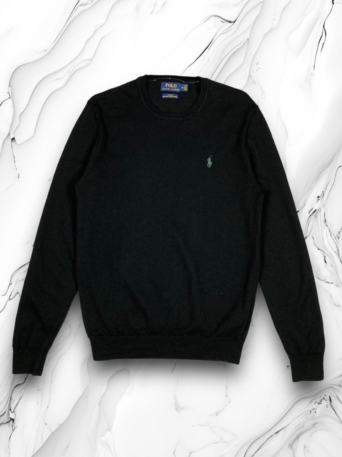 Polo Ralph Lauren Polo Ralph Lauren Basic Wool Sweater Sweatshirt Size US M / EU 48-50 / 2 - 1 Thumbnail