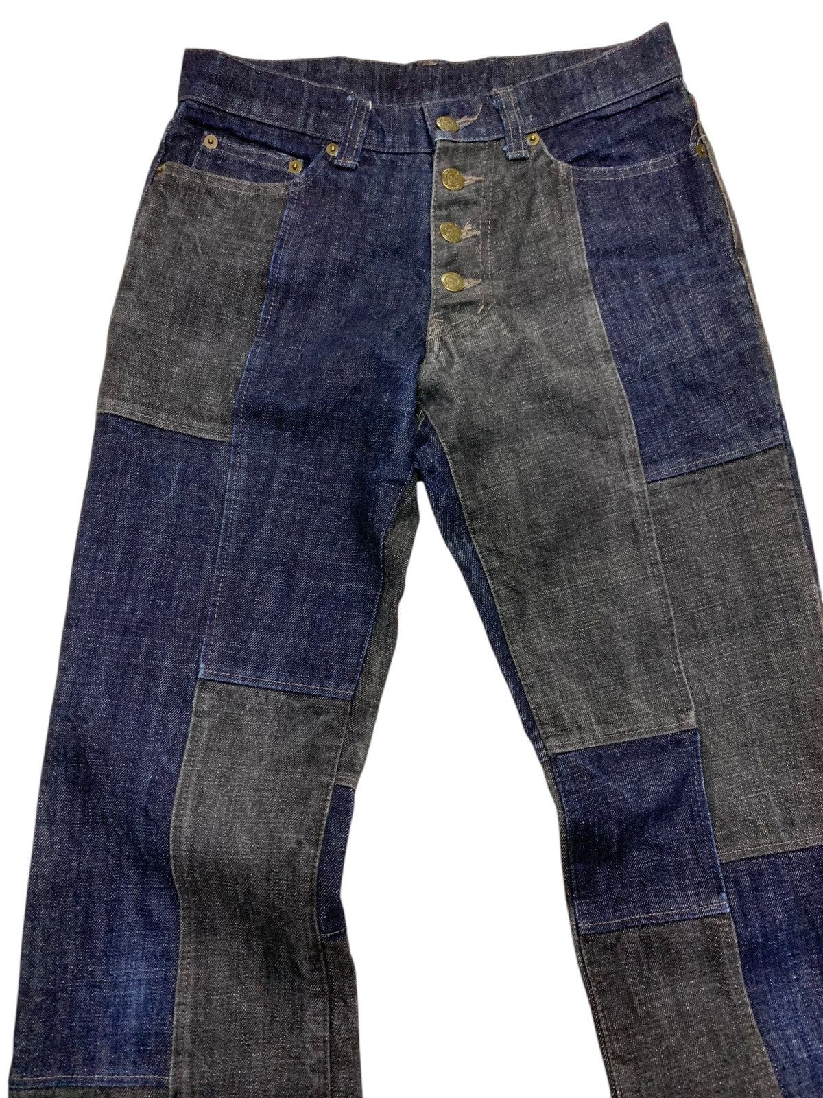 Tornado Mart Tornado mart patchwork jeans Size 29" - 10 Thumbnail