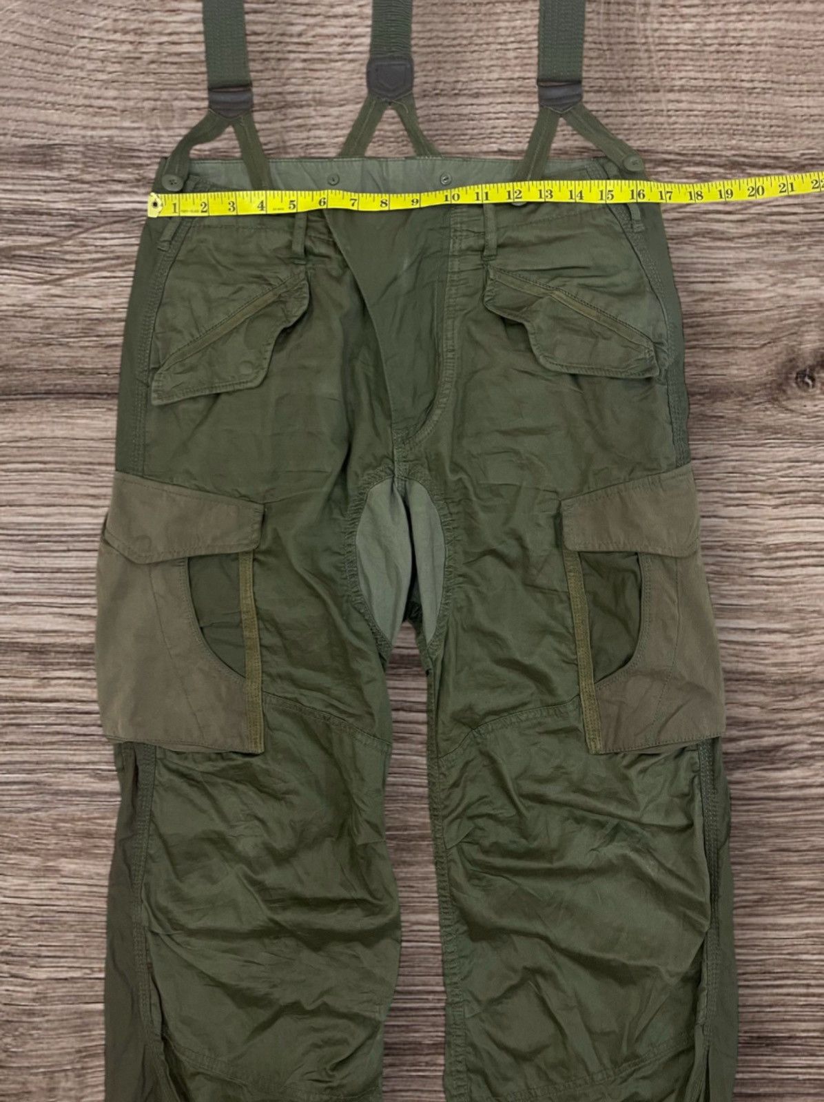 Japanese Brand 💸BINDING OFFER💸 G.O.A Suspender Flared Cargo Pants Size US 32 / EU 48 - 6 Thumbnail