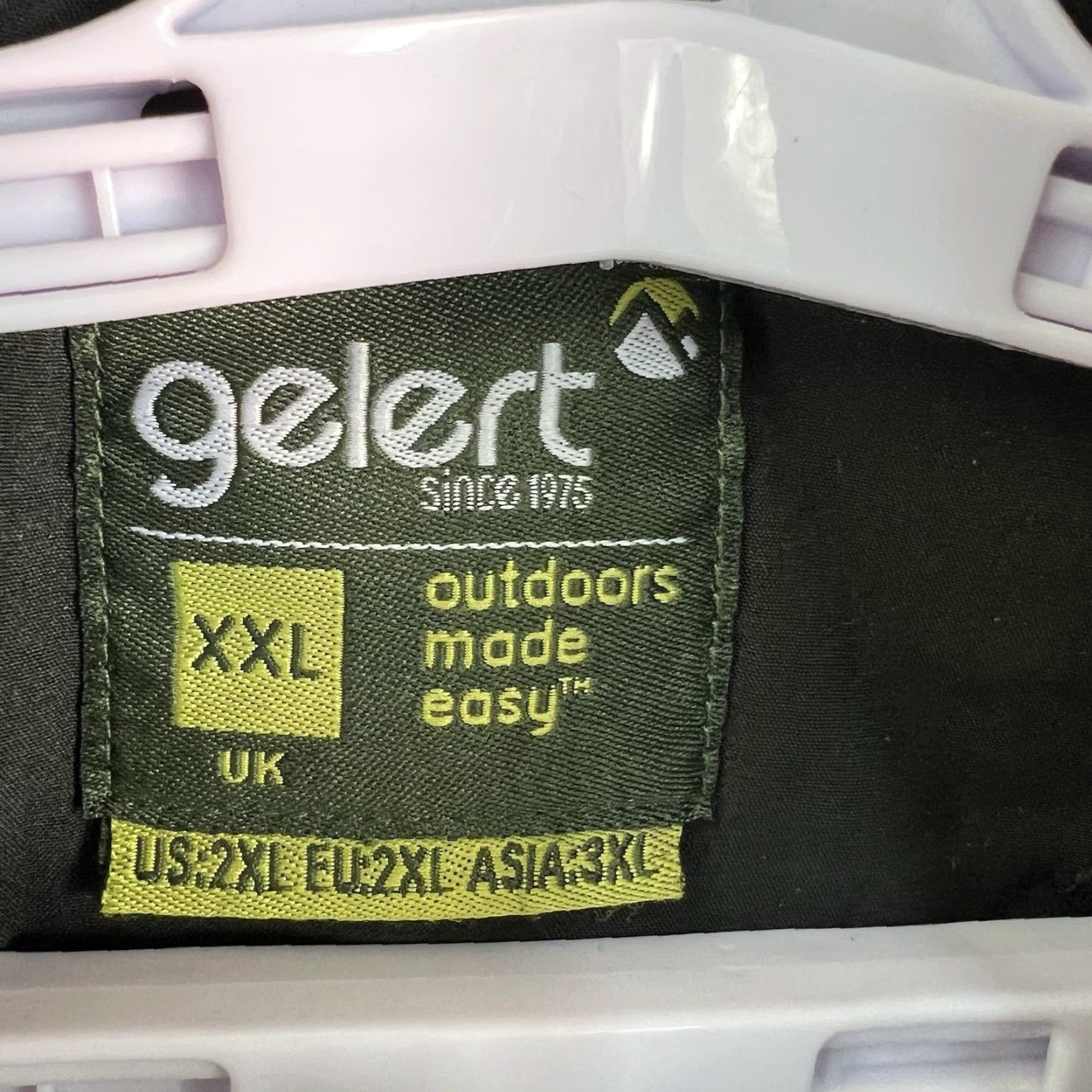 Vintage Gelert Vest Mens Full Zip Fleece Lined Outdoor 2XL Black Anorak Stand-Up Collar Logo Zipper Sheen Outdoor Wear Size US XXL / EU 58 / 5 - 4 Thumbnail
