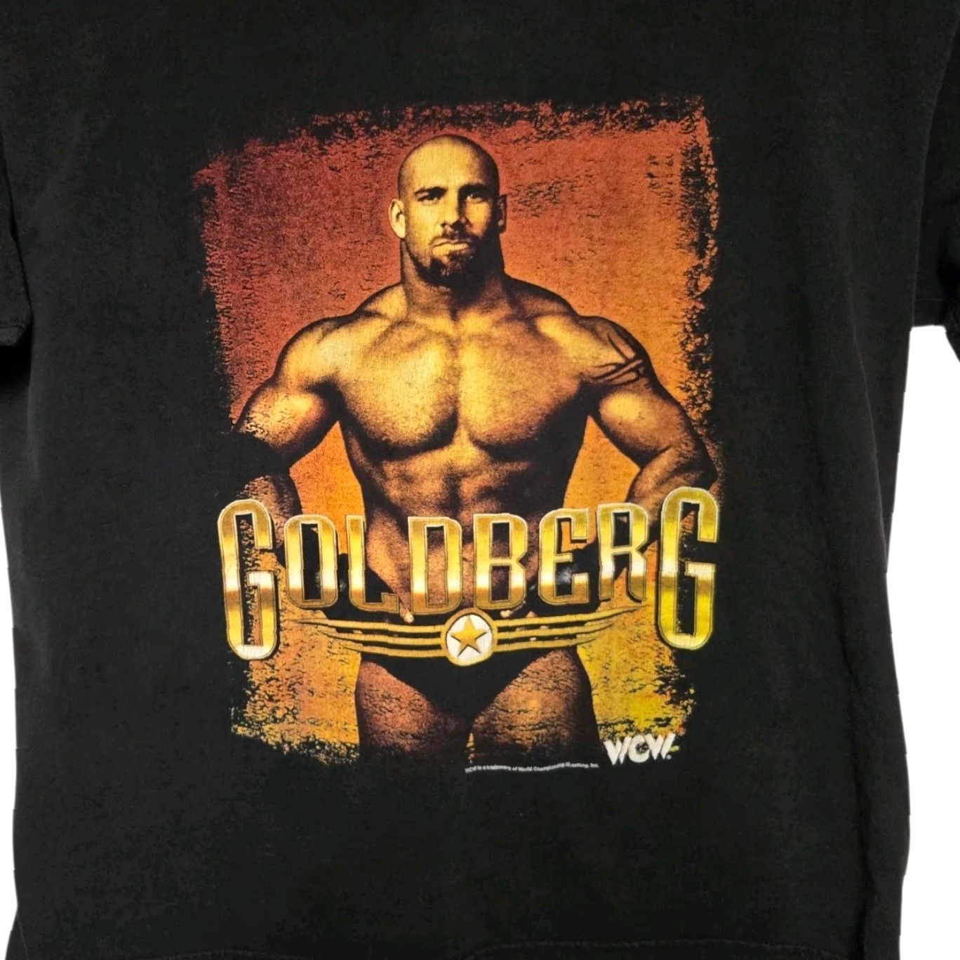 Goldbergh VINTAGE Goldberg WCW Wrestling Mens XL T-Shirt Black 90s USA Men Shirts Regular XL Mens WRESTLING Size US XL / EU 56 / 4 - 2 Thumbnail