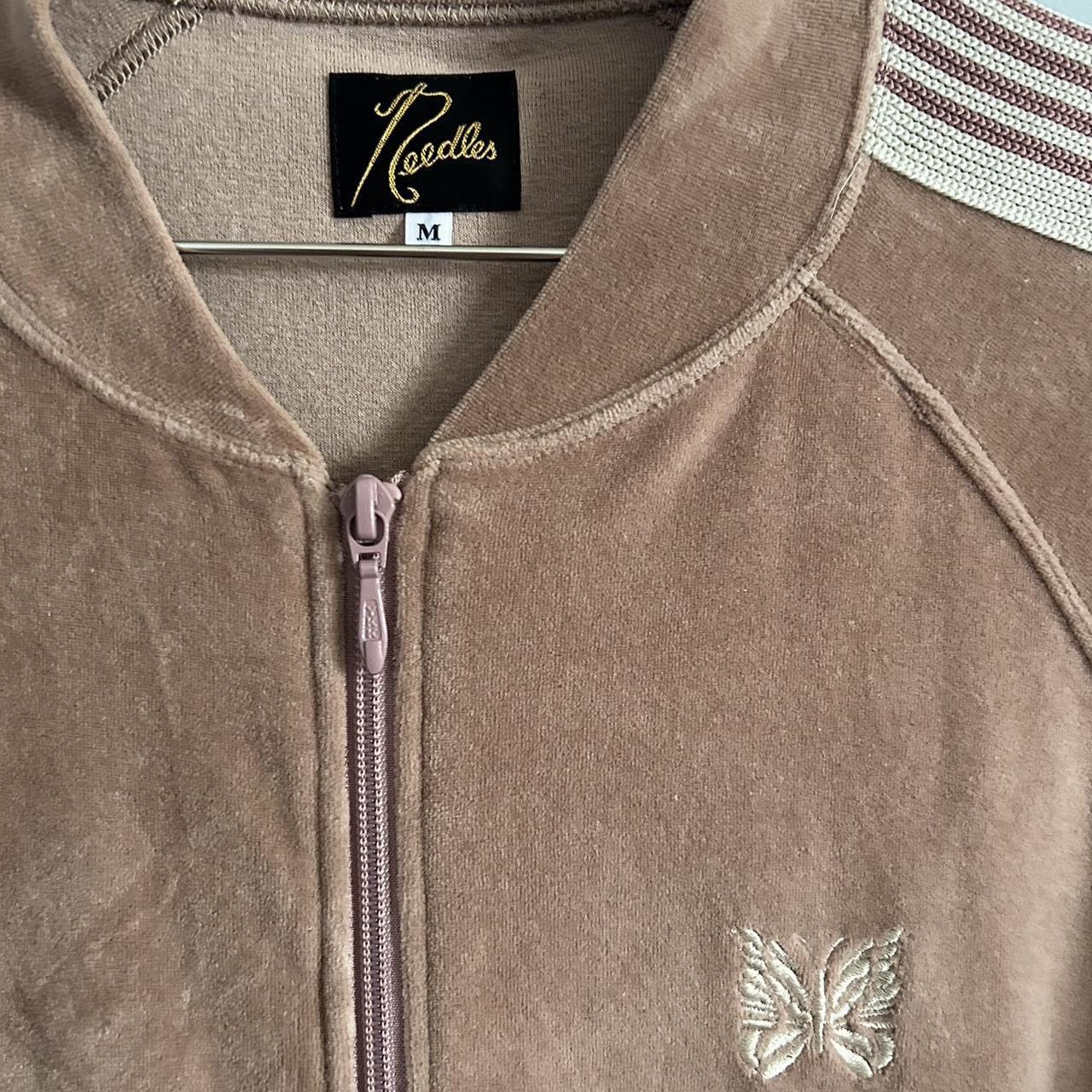 Japanese Brand × Needles × Nepenthes LIGHT BROWN NEEDLES VELOUR TRACK JACKET Size US M / EU 48-50 / 2 - 4 Thumbnail