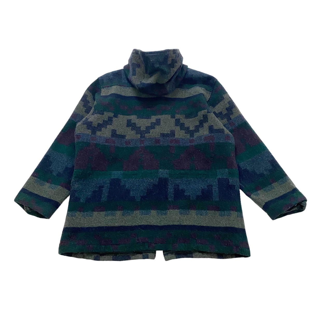 Japanese Brand ⚡️Vintage Eastern Mountain Sports wool printed zipper hoodie Size US M / EU 48-50 / 2 - 2 Thumbnail