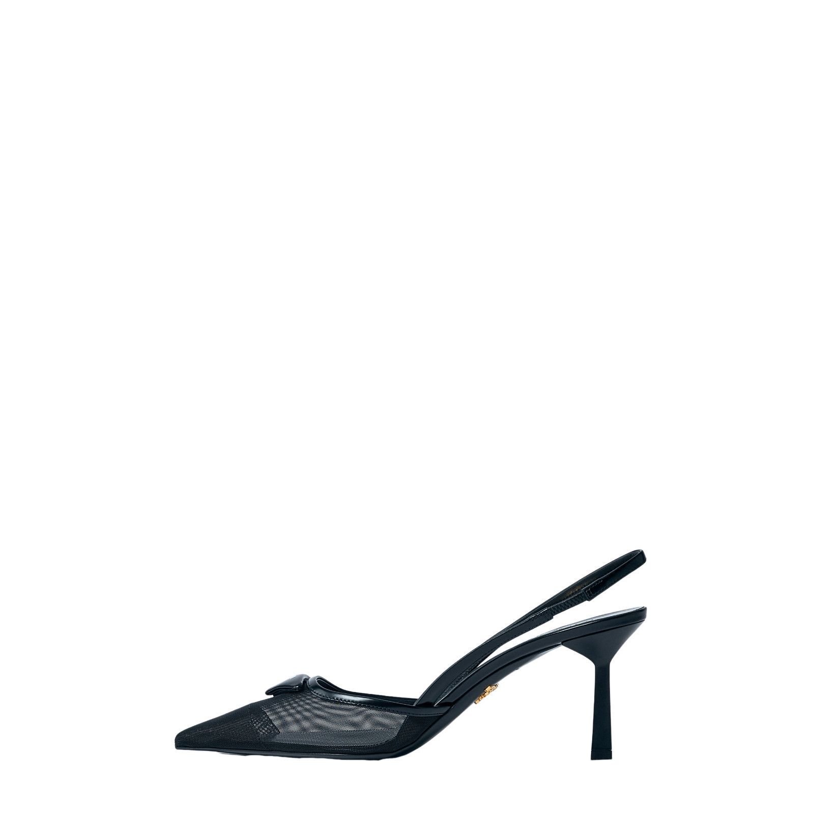 Prada PRADA Black Slingback Pumps New & Authentic (Women's size:7; Size US 7 / IT 37 - 4 Thumbnail