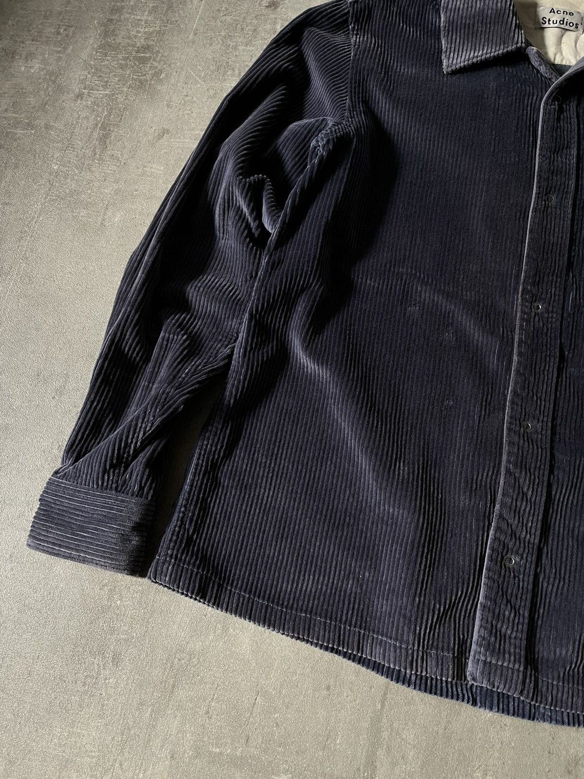 Acne Studios Acne Studios corduroy navy light jacket shirt Size US M / EU 48-50 / 2 - 2 Thumbnail