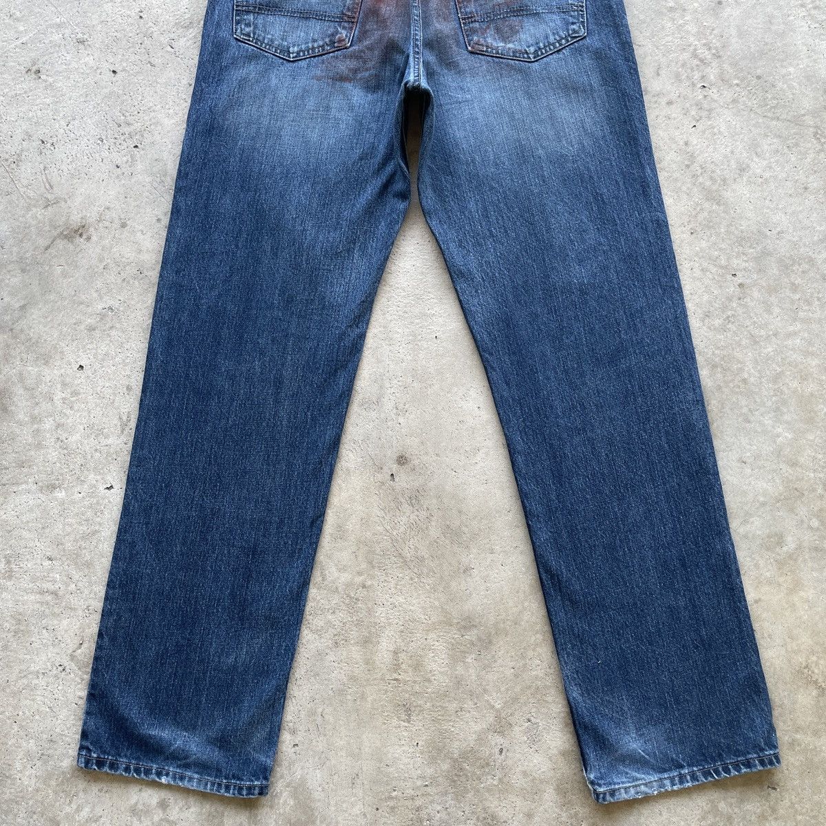 Arizona Jean Co. Vintage Arizona Jeans Faded Denim Jeans Pants W36x34.5 Size US 36 / EU 52 - 11 Thumbnail