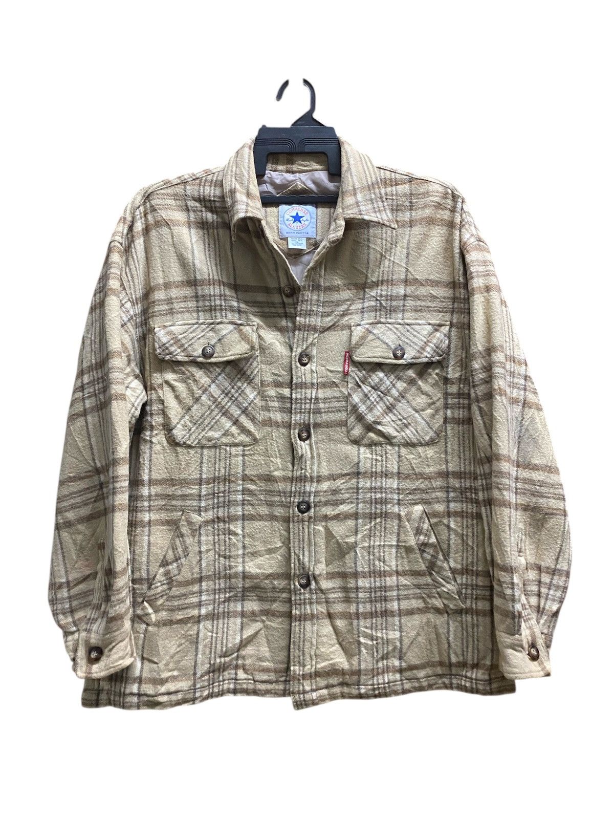 Converse × Vintage Converse Flannel Jacket retro Size US XXL / EU 58 / 5 - 1 Thumbnail