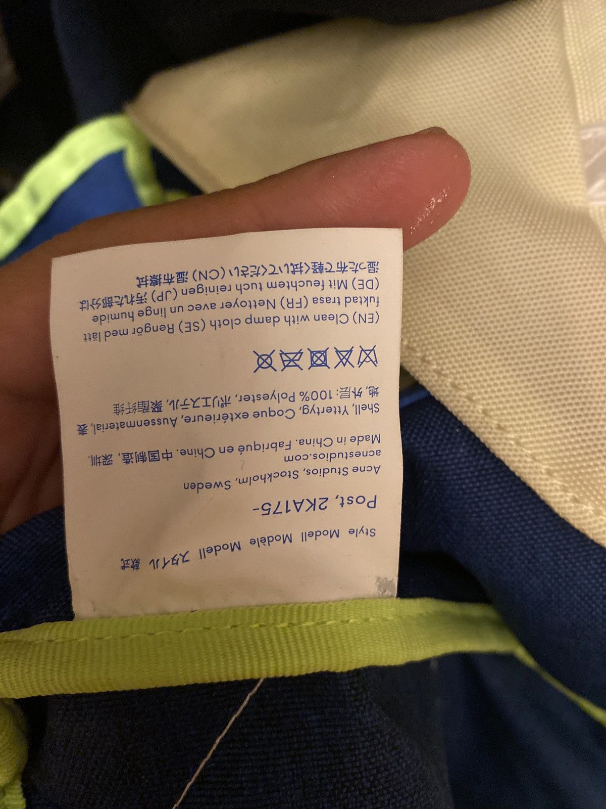 Acne Studios Acne Studios Post Bag Size ONE SIZE - 7 Thumbnail