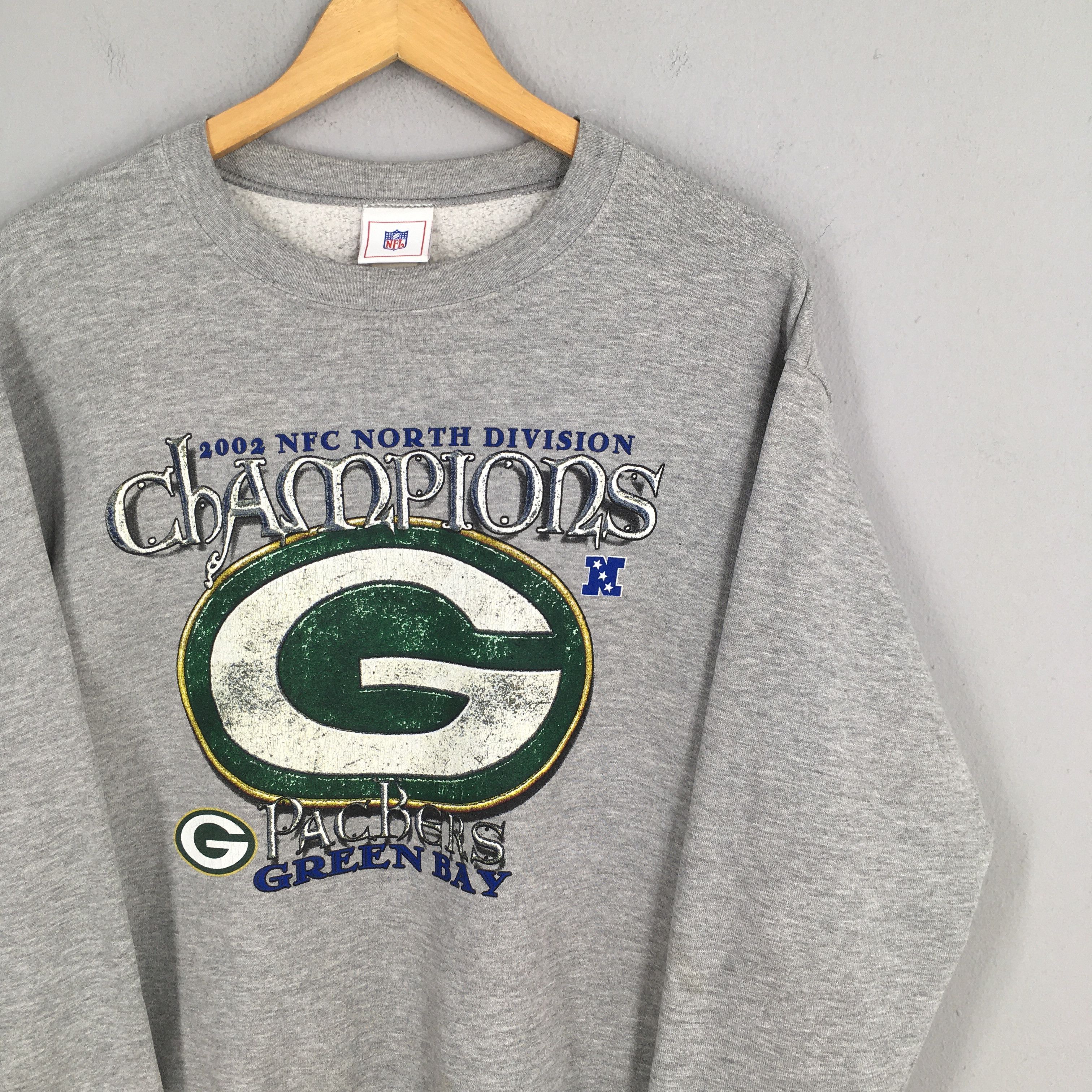 NFL × Vintage Vintage Green Bay Packers Football NFL Sweatshirt Medium Size US M / EU 48-50 / 2 - 2 Thumbnail