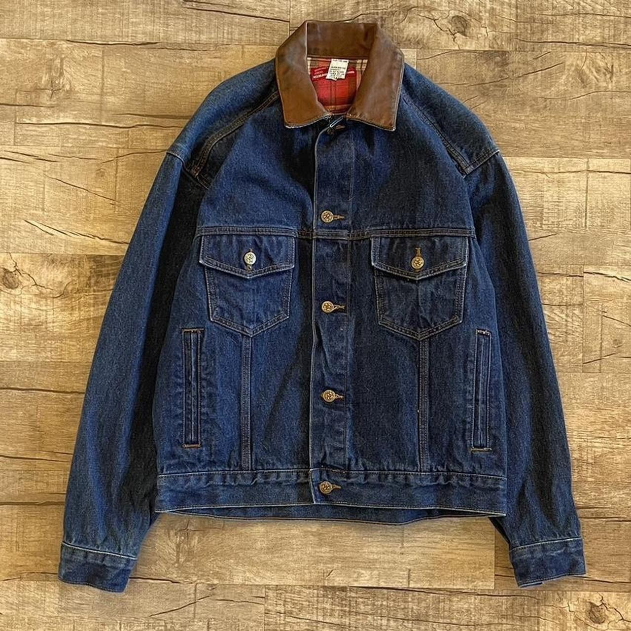 image of 80’S Marlboro Country Store Denim Jacket in Navy, Men's (Size Small)