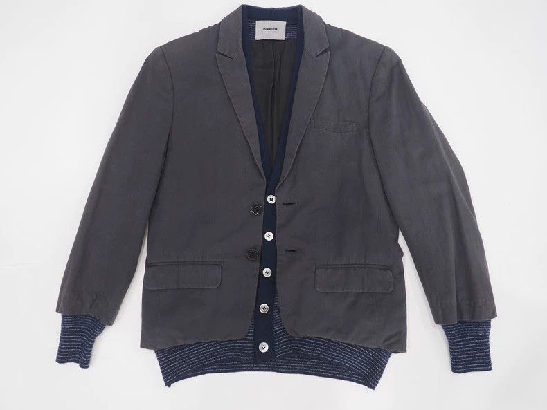 Undercover undercover size 1 SS12 Dark Grey Fake Two Piece Suit 2502-N Size 36R - 2 Thumbnail