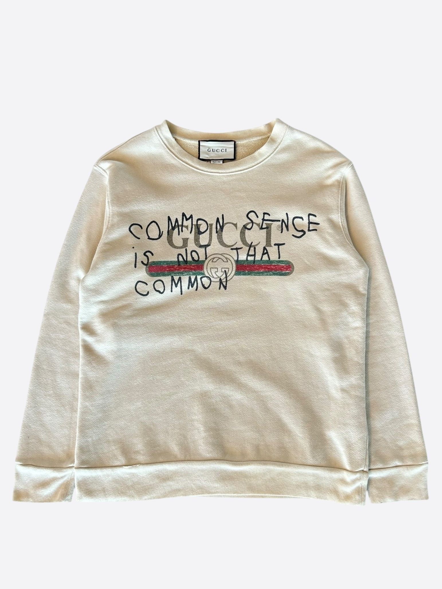 Common sense gucci hoodie online