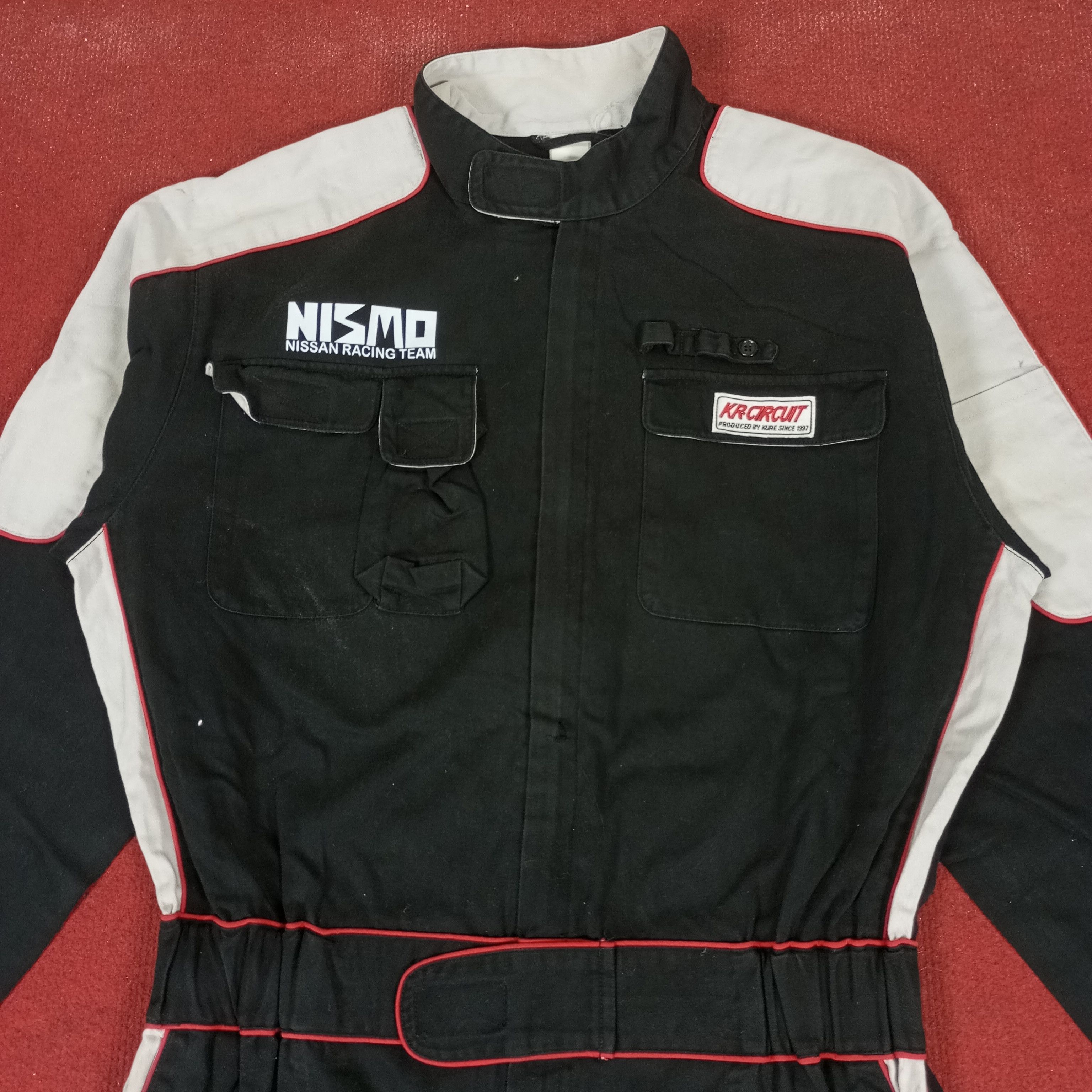 Japanese Brand × Vintage Nismo Nissan Racing Team Workwear Custom Art Coverall Jacket Size US M / EU 48-50 / 2 - 5 Thumbnail