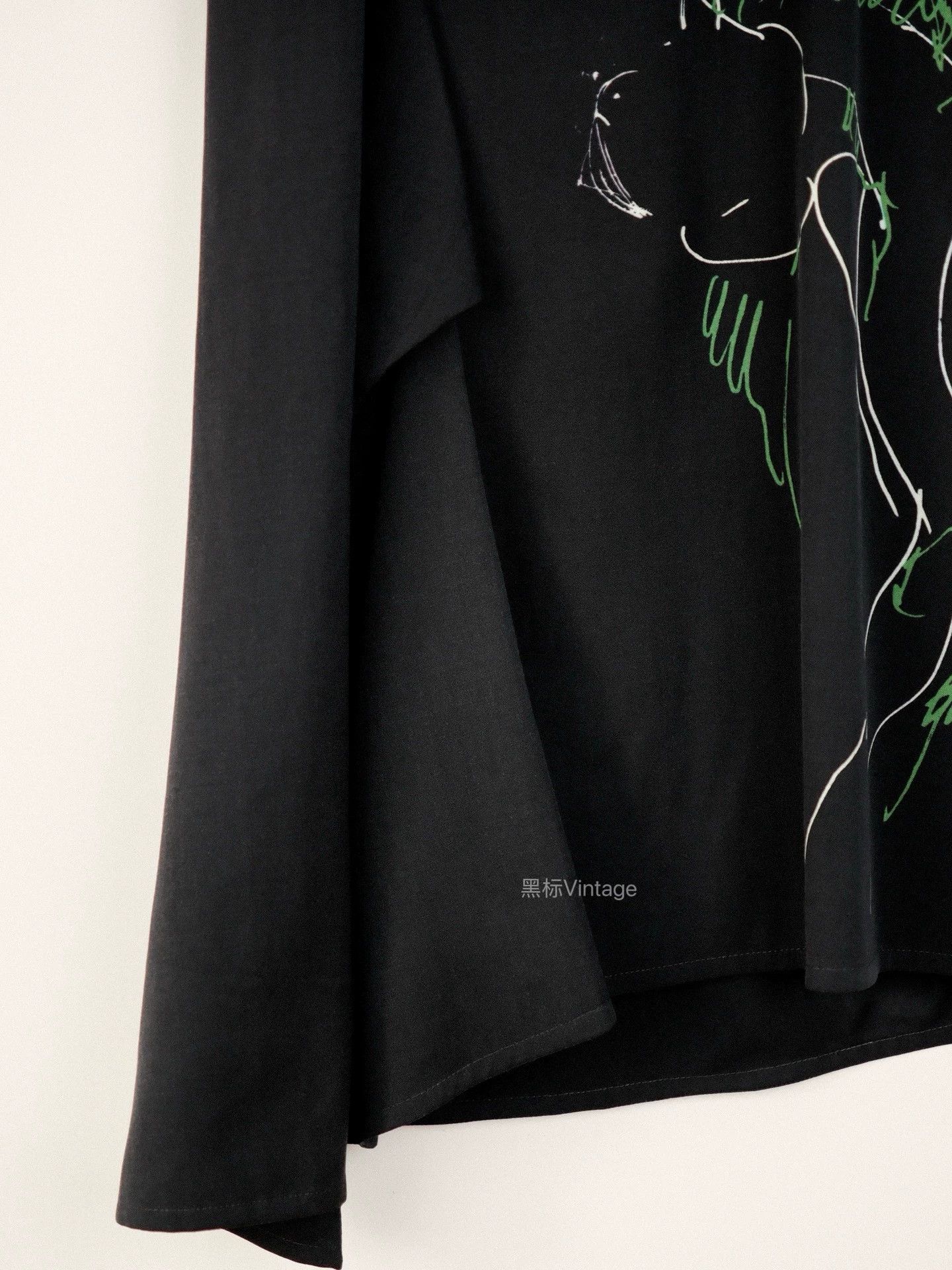 Yohji Yamamoto YohjiYamamoto20AWVintageAbstractAsymmetricSkirt Size 26" / US 2 / IT 38 - 3 Thumbnail