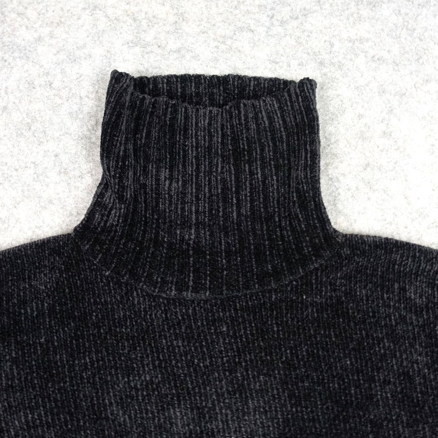 Vintage VINTAGE Daniel P. Rebecca Trends Sweater Womens Small Black Ribbed Turtleneck 90s Size S / US 4 / IT 40 - 2 Thumbnail