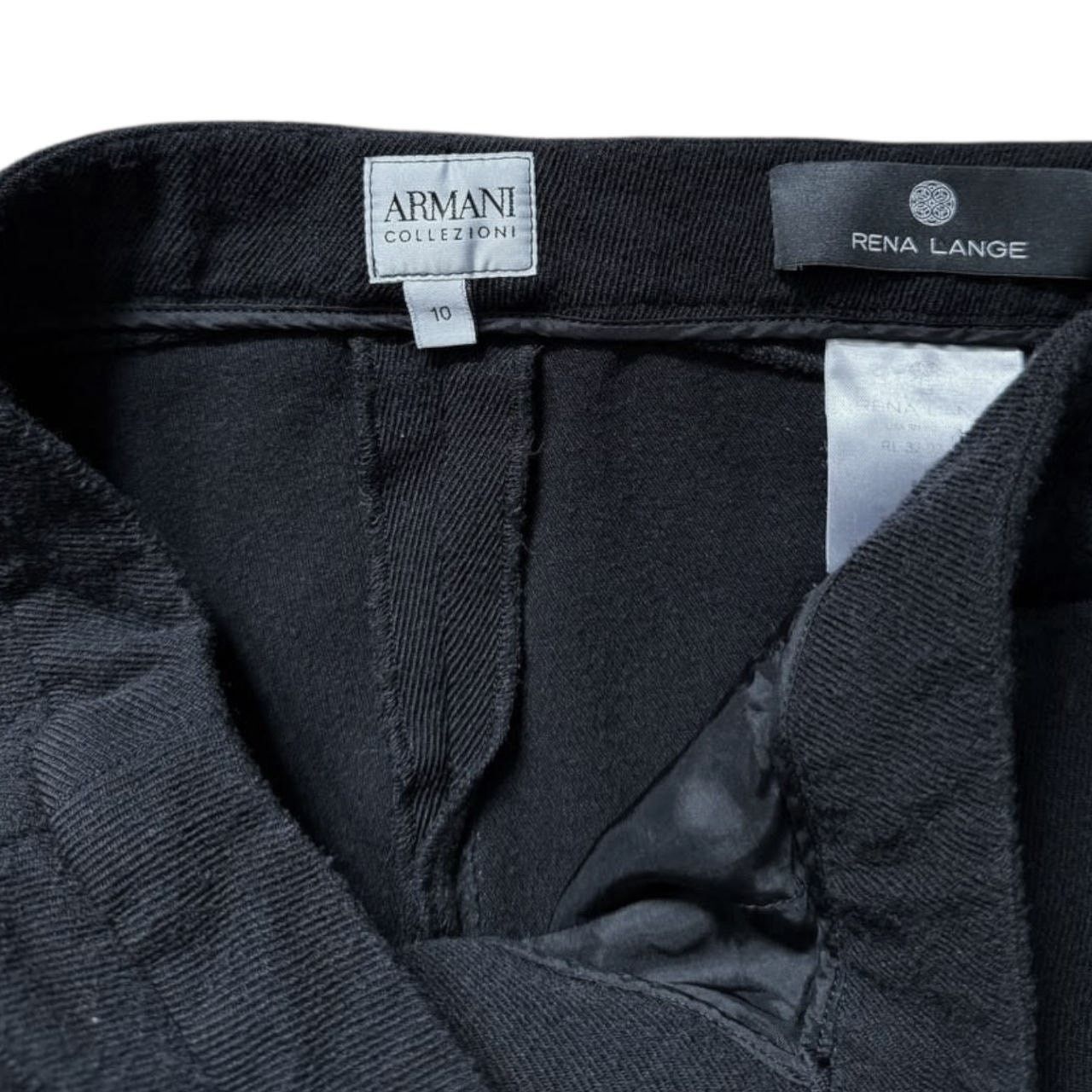 Armani Collezioni Armani Collezioni Black Pants | Size 10 Size 32" / US 10 / IT 46 - 3 Thumbnail