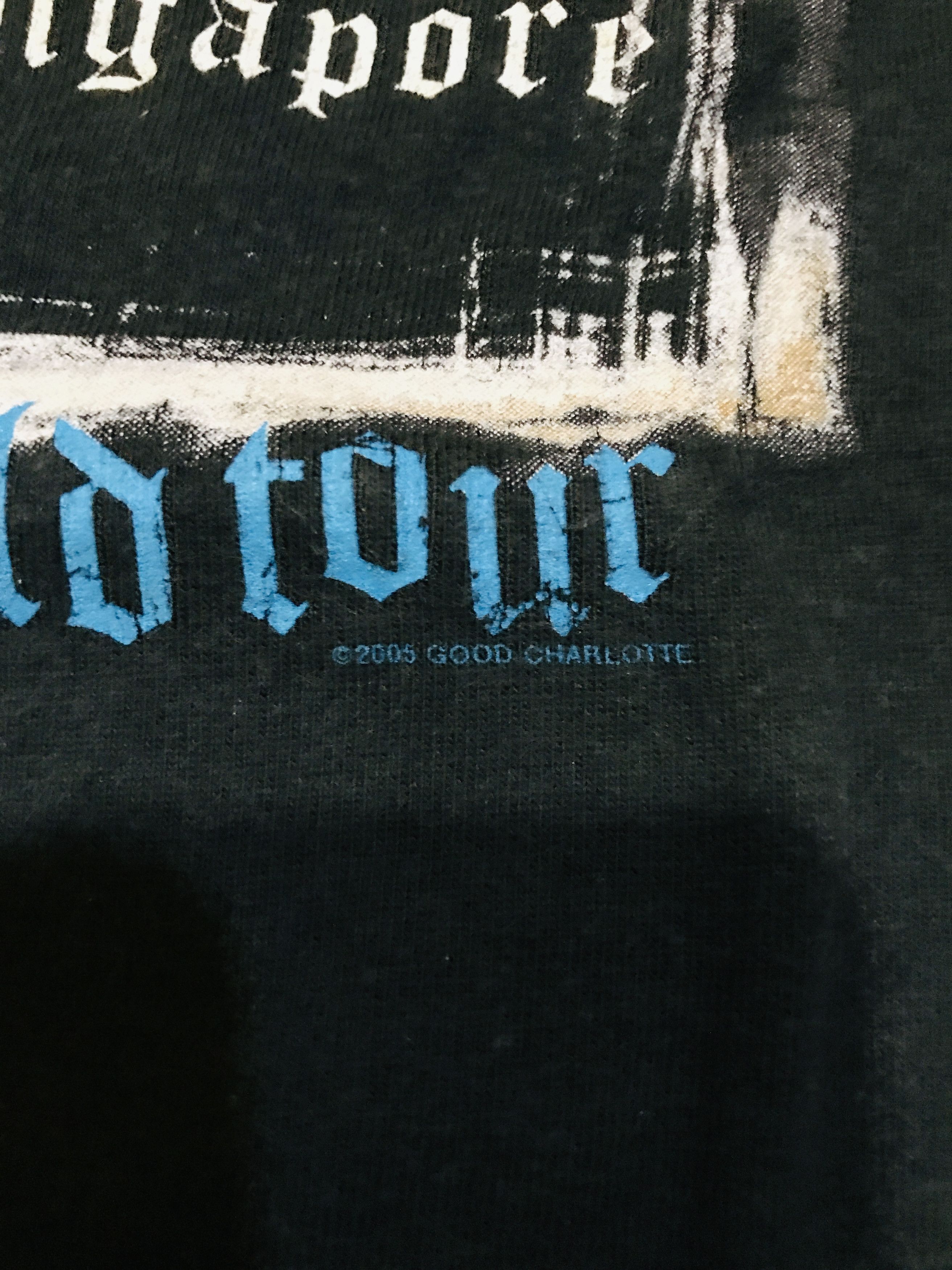 Band Tees Vintage Y2K Good Charlotte Noise World Tour 2005 T Shirt Size US S / EU 44-46 / 1 - 10 Thumbnail