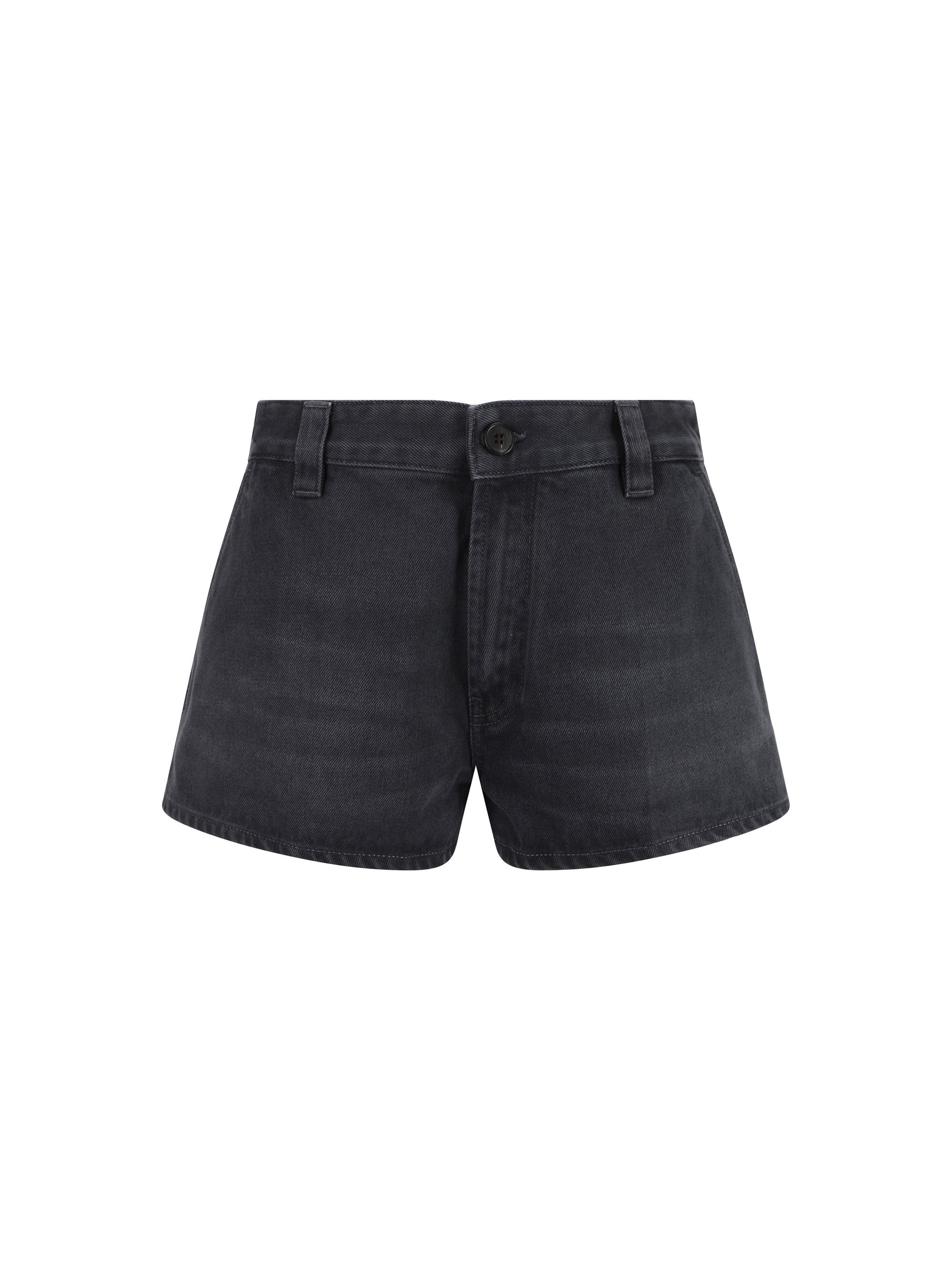 Miu Miu Denim Shorts Size 27" / US 4 / IT 40 - 1 Thumbnail