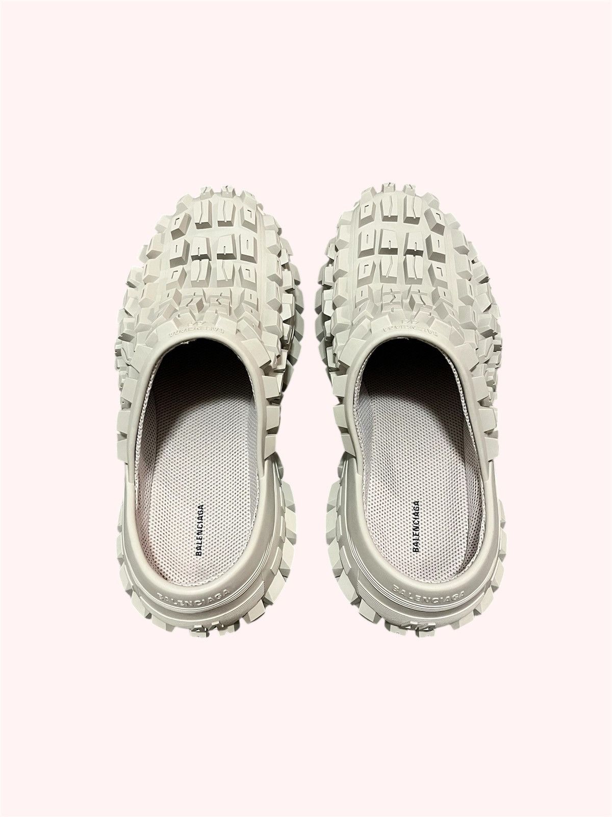 Balenciaga Defender Clogs Beige Size US 11 / EU 44 - 3 Thumbnail