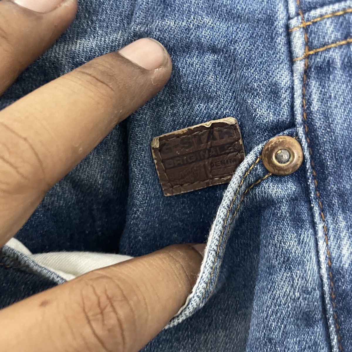 G-Star Vintage G-star Raw Denim Jeans Size US 31 - 5 Thumbnail