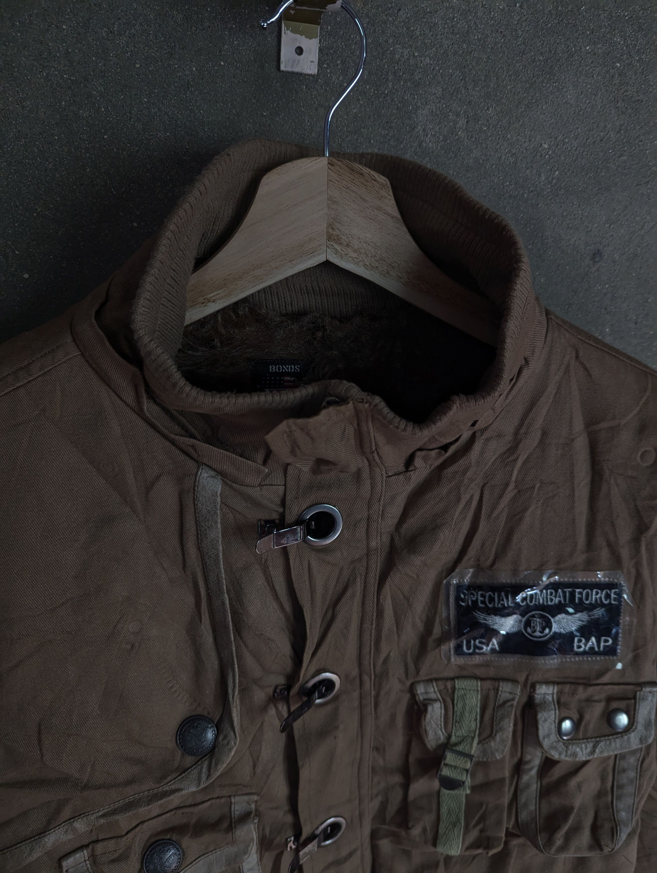 Vintage BONDS PEACE SPECIAL COMBAT BONDAGES JACKET Size US M / EU 48-50 / 2 - 8 Thumbnail