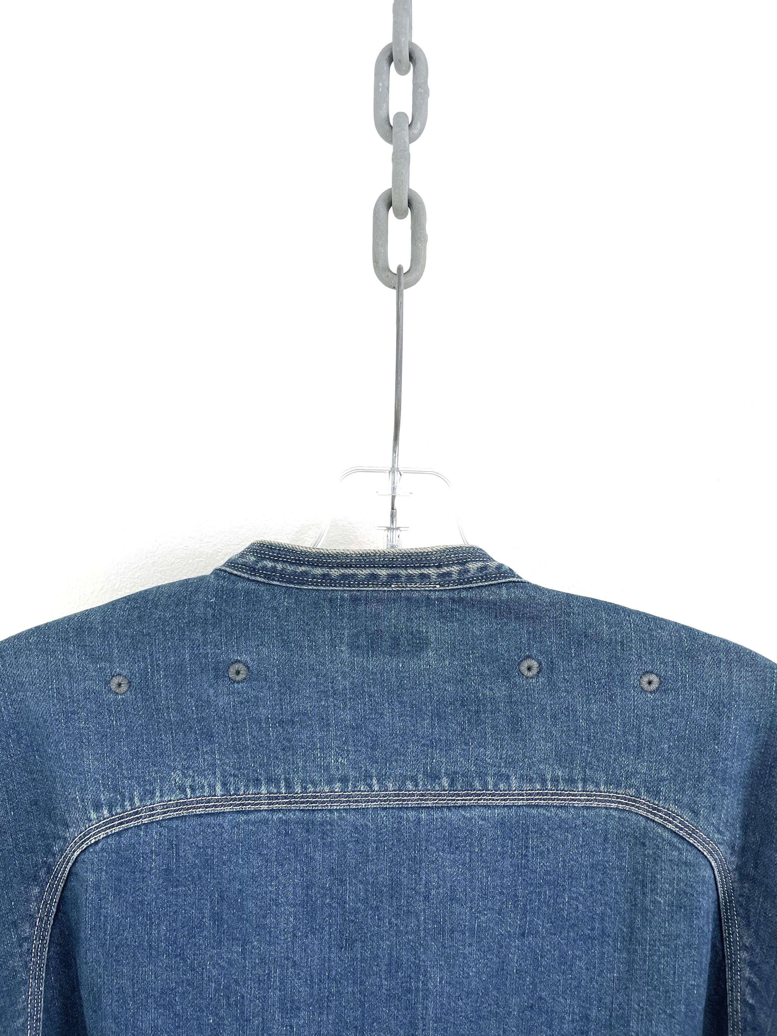 Kapital Asymmetrical Denim Shirt Size US L / EU 52-54 / 3 - 10 Thumbnail