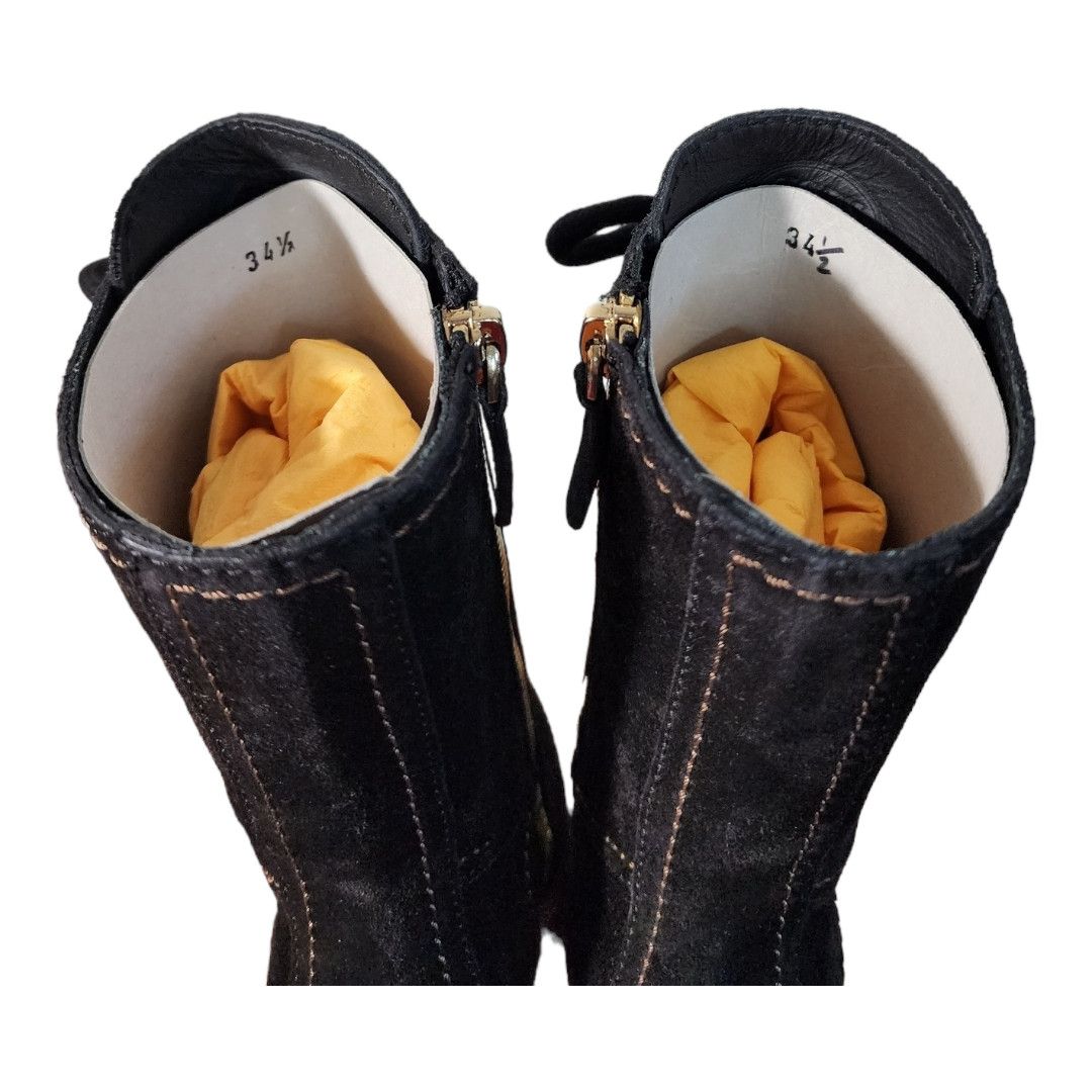 Tod's Tod's Brown Suede Altraversione Zip-Up Heeled Boot Size 34.5 Size US 4.5 / IT 34.5 - 14 Thumbnail
