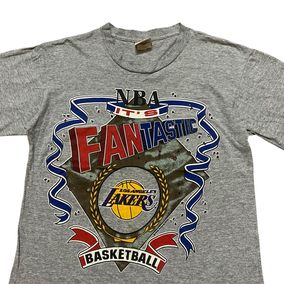 NBA × Vintage Vintage 90s NBA LA Lakers Tee Size US L / EU 52-54 / 3 - 3 Thumbnail