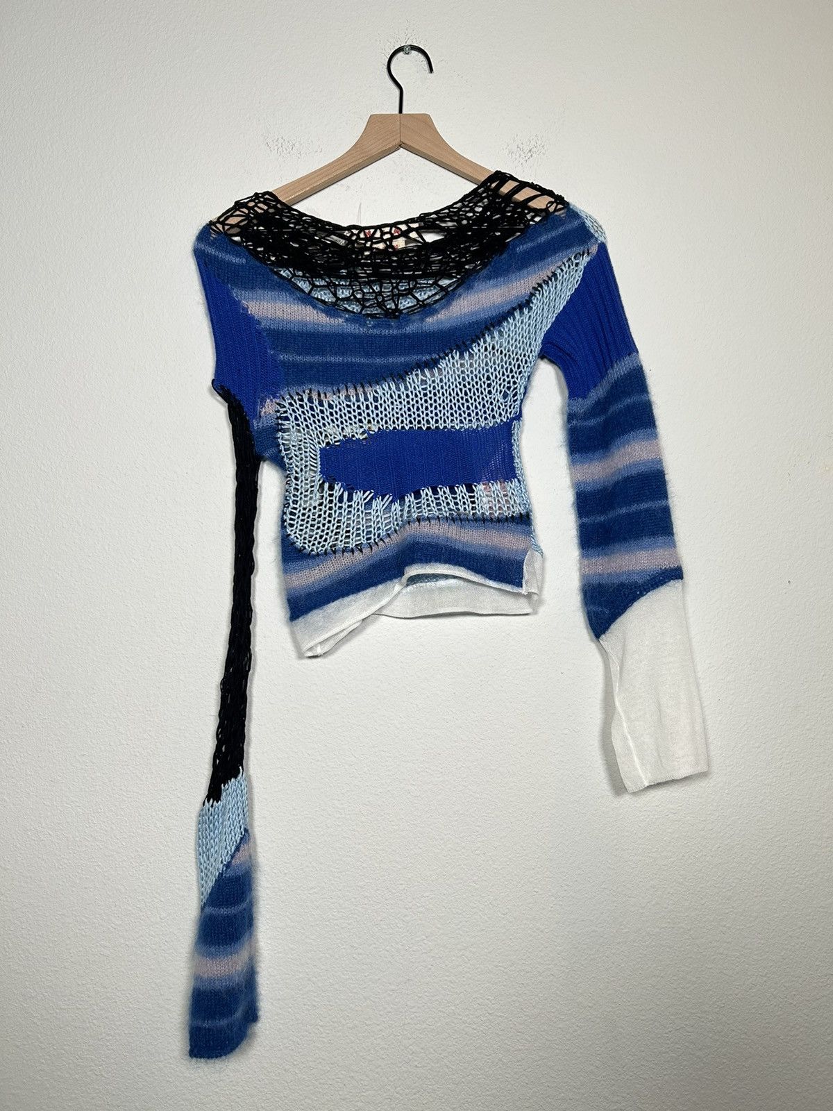 Marni MSRP: $1.4K NWT! Reconstructed grunge, mohair knit Size US S / EU 44-46 / 1 - 3 Thumbnail