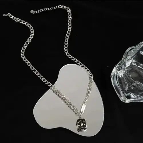 Jewelry Good Lucky Letter B Black Tag Necklace Size ONE SIZE - 3 Thumbnail