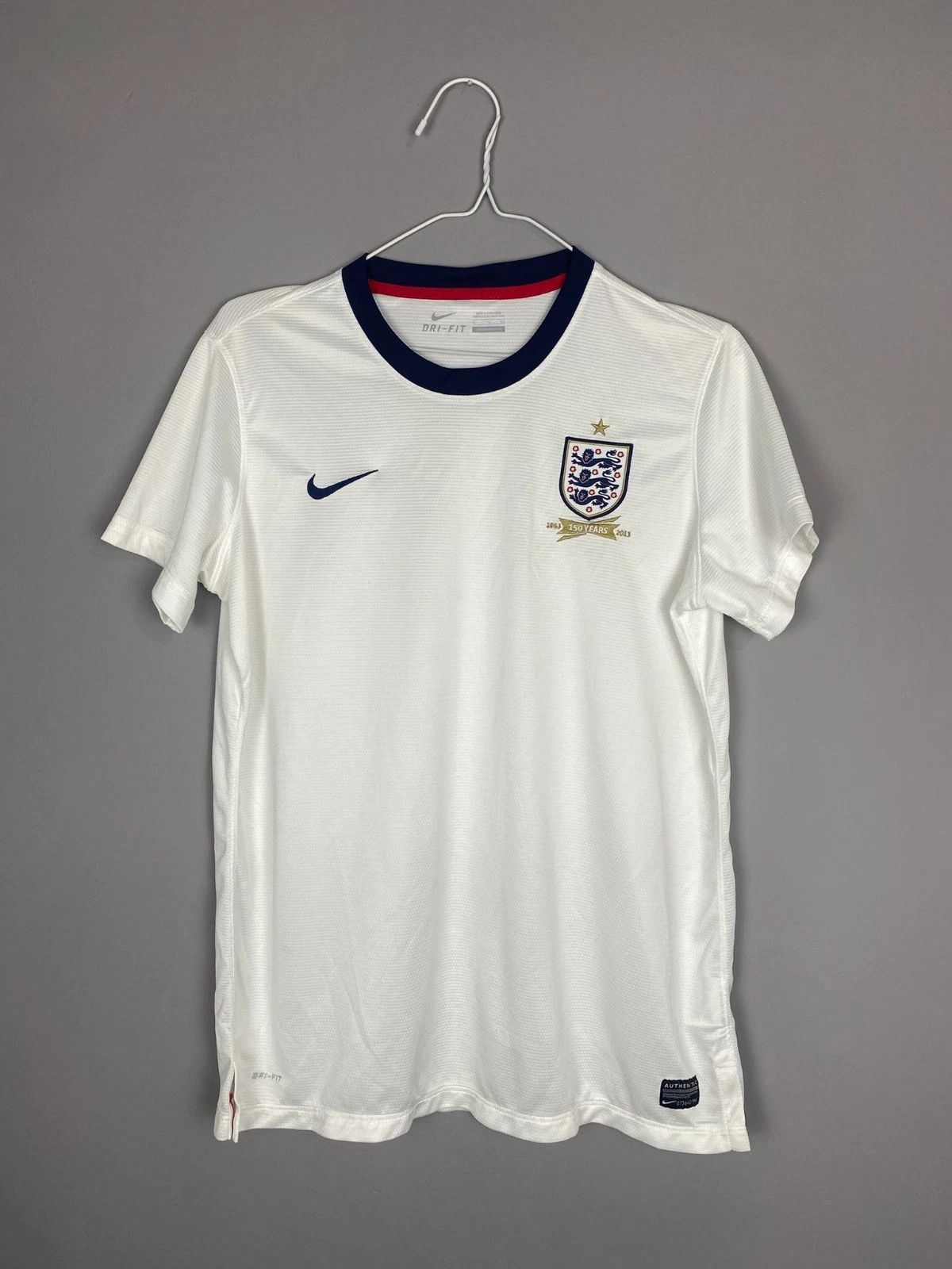 Nike England 2013/2014 Nike Home Football Shirt Soccer Jersey Size US XL / EU 56 / 4 - 1 Thumbnail
