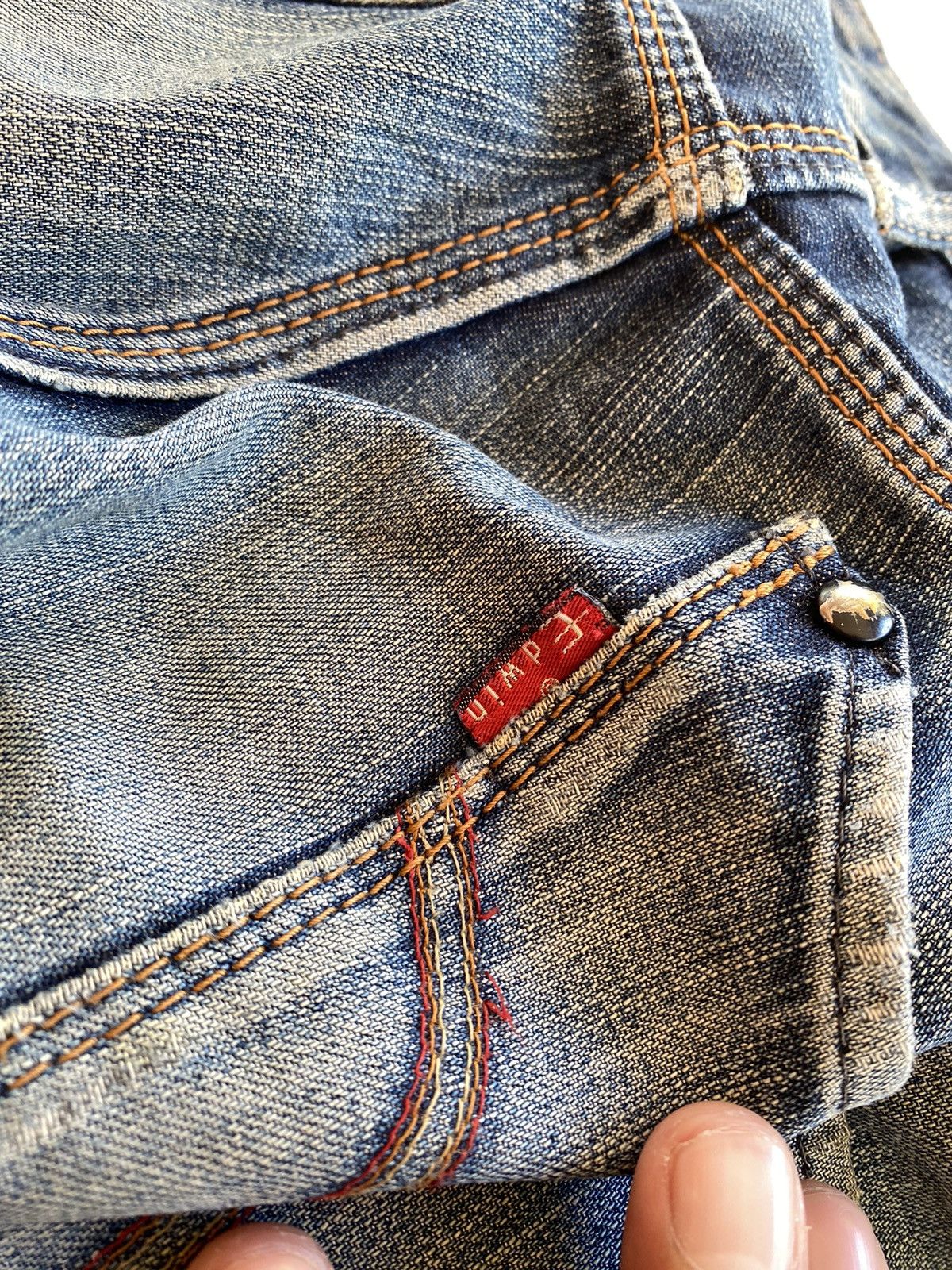 Edwin × Vintage Vintage Edwin Denim Distressed Size US 32 / EU 48 - 11 Thumbnail