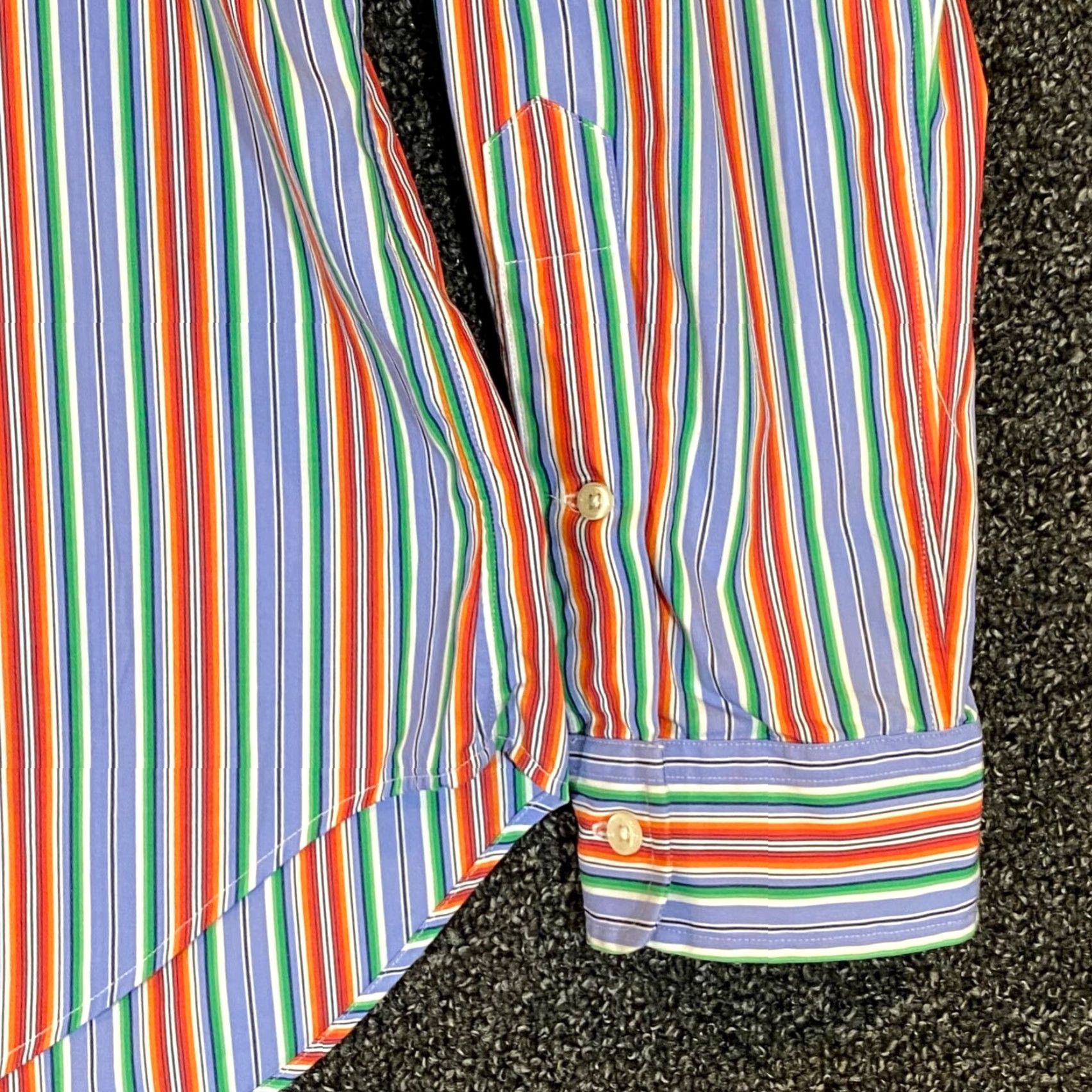 Ralph Lauren Ralph Lauren Shirt Mens Large Multicolor Striped Button Down Dress Top L/S Size US L / EU 52-54 / 3 - 4 Thumbnail